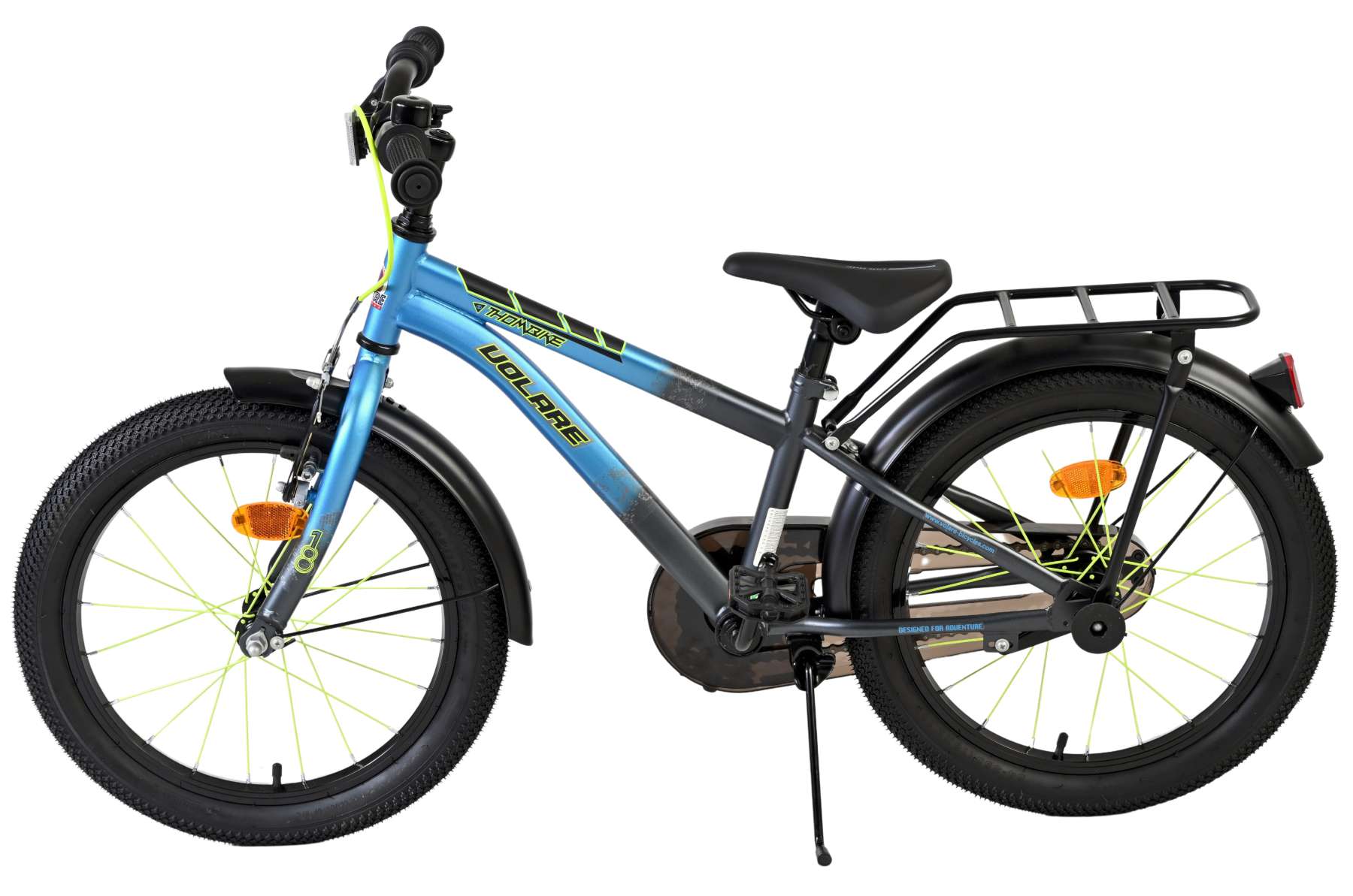 Volare Thombike Kinderfiets – Jongens – 18 inch – Blauw Grijs Volare Thombike Kinderfiets – Jongens – 18 inch – Blauw Grijs