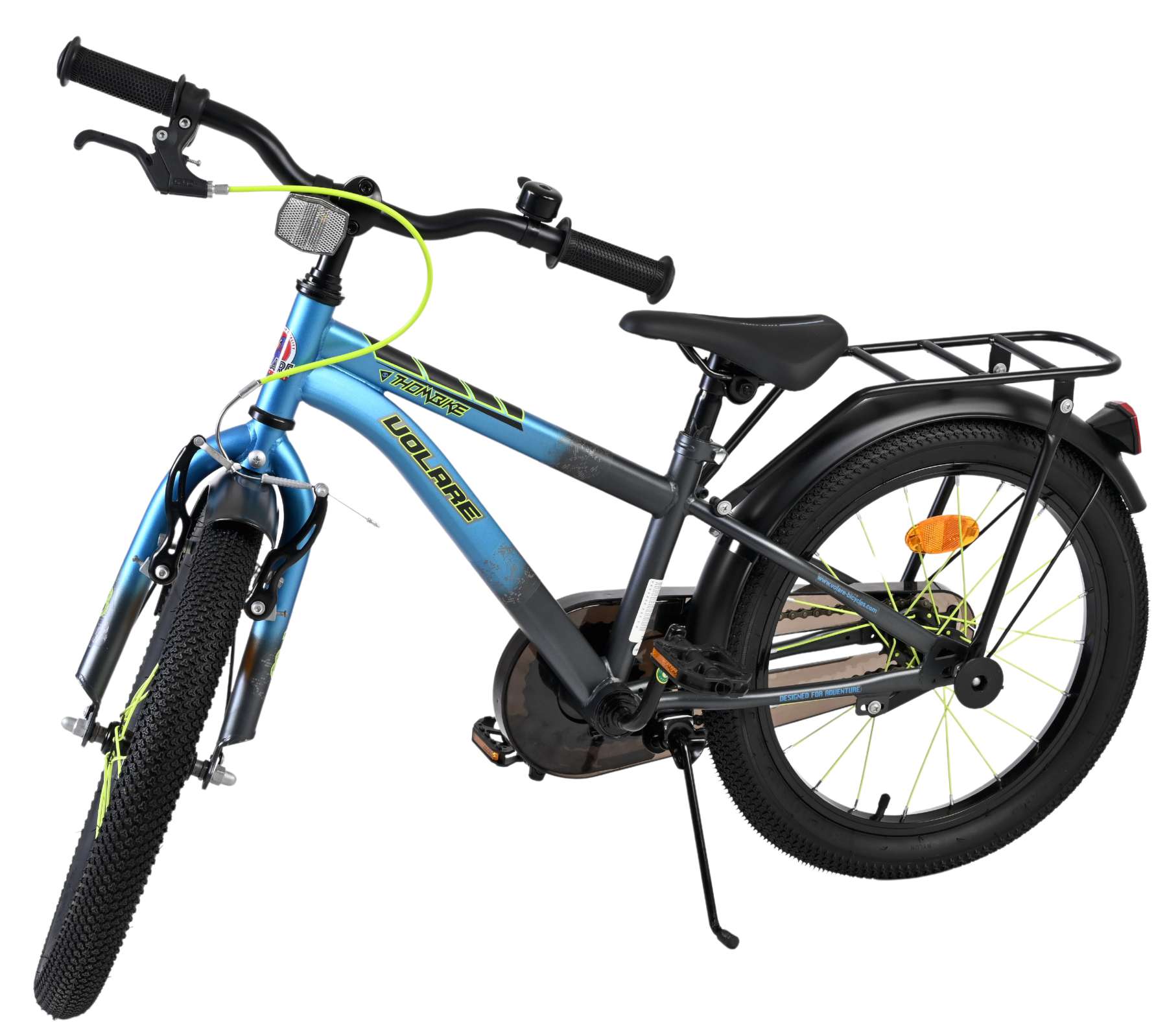 Volare Thombike Kinderfiets – Jongens – 18 inch – Blauw Grijs Volare Thombike Kinderfiets – Jongens – 18 inch – Blauw Grijs