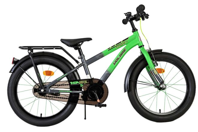 Volare Thombike Kinderfiets – Jongens – 18 inch – Groen Grijs Volare Thombike Kinderfiets – Jongens – 18 inch – Groen Grijs