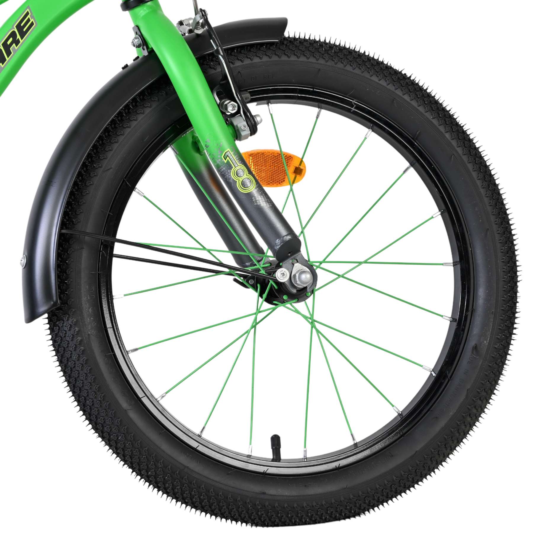 Volare Thombike Kinderfiets – Jongens – 18 inch – Groen Grijs Volare Thombike Kinderfiets – Jongens – 18 inch – Groen Grijs
