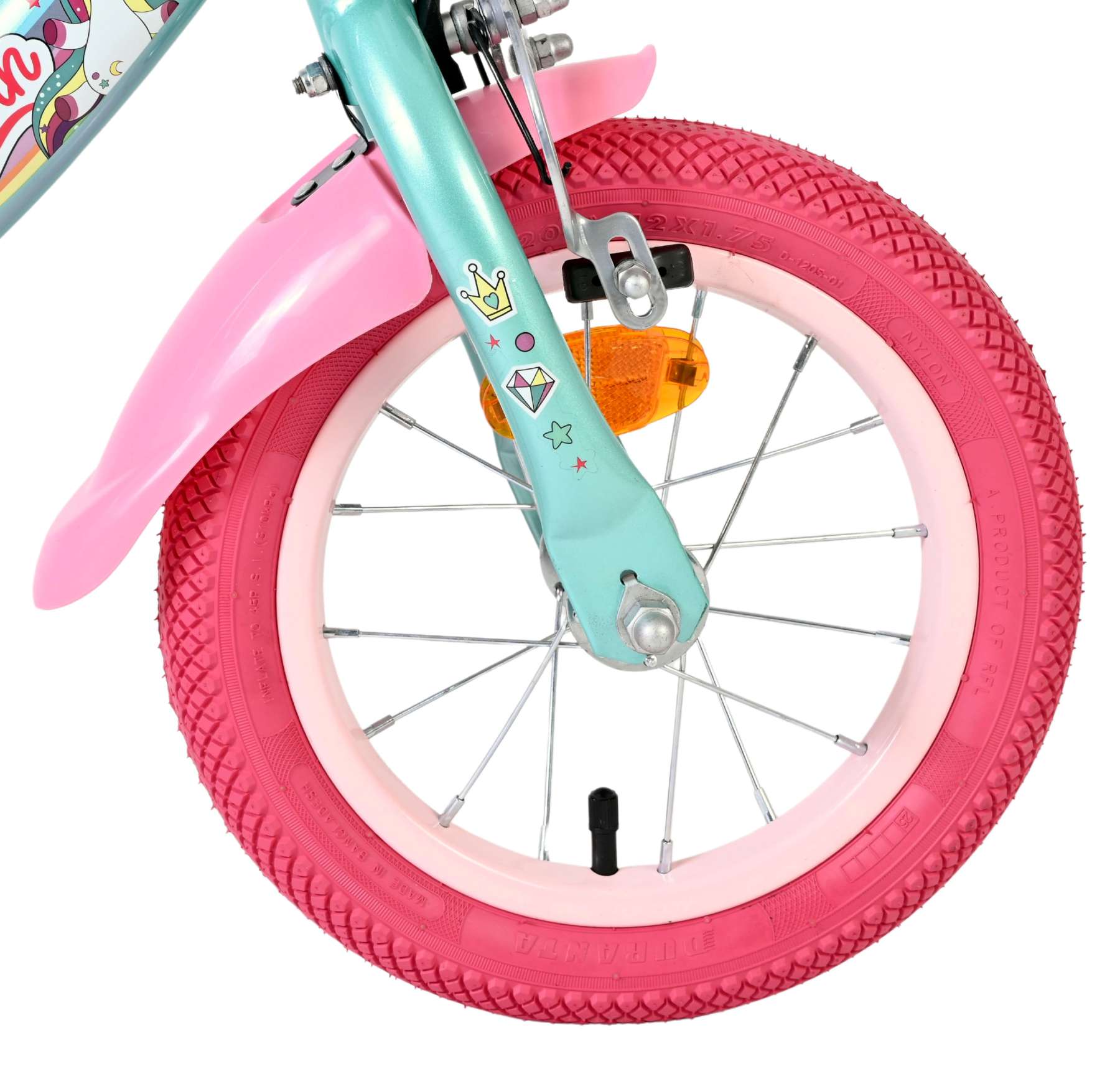 Volare Unicorn Kinderfiets – Meisjes – 12 inch – Groen