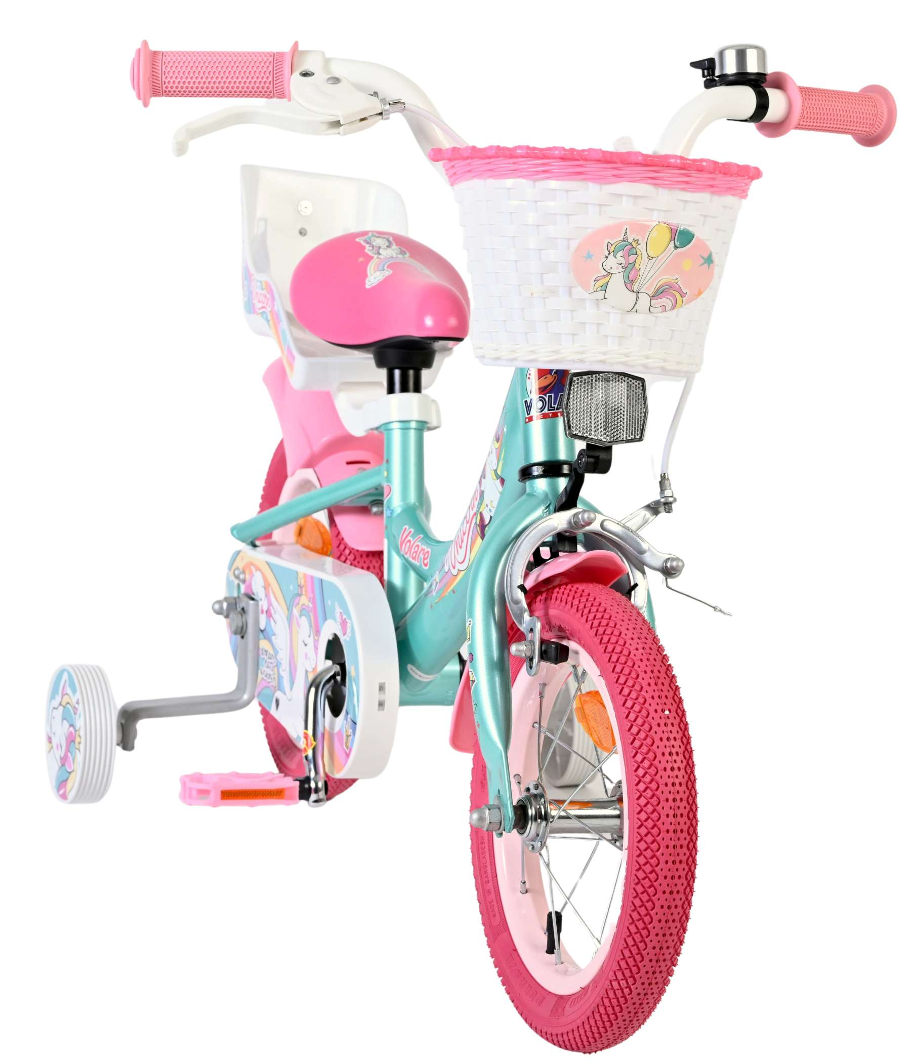 Volare Unicorn Kinderfiets – Meisjes – 12 inch – Groen
