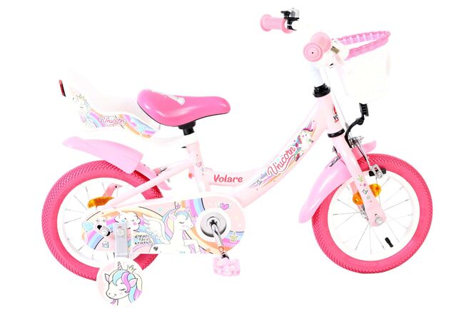 Volare Unicorn Kinderfiets – Meisjes – 12 inch – Roze Volare Unicorn Kinderfiets – Meisjes – 12 inch – Roze
