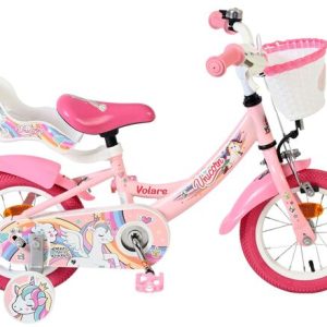Volare Unicorn Kinderfiets – Meisjes – 12 inch – Roze