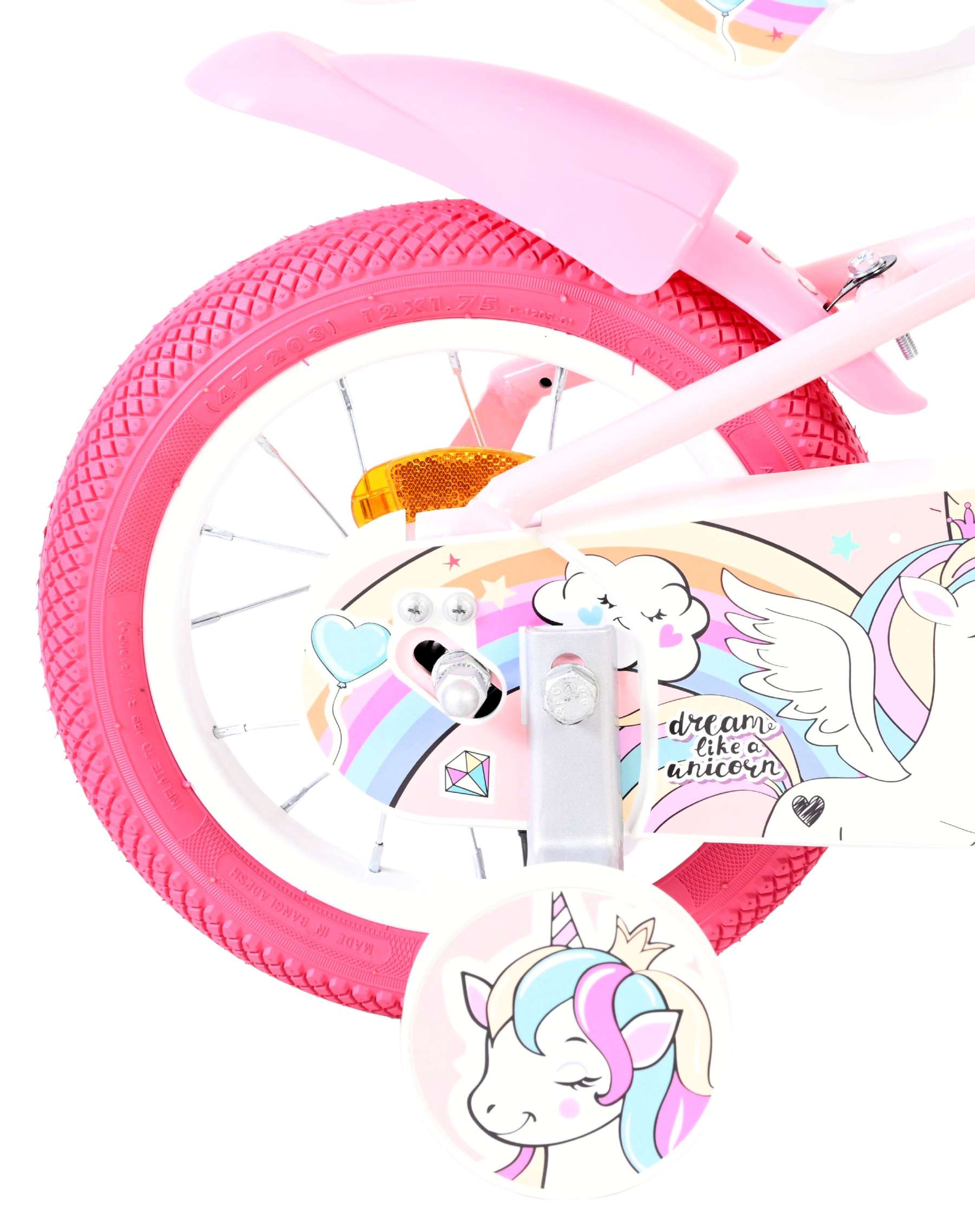Volare Unicorn Kinderfiets – Meisjes – 12 inch – Roze Volare Unicorn Kinderfiets – Meisjes – 12 inch – Roze