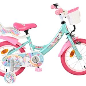 Volare Unicorn Kinderfiets – Meisjes – 14 inch – Groen