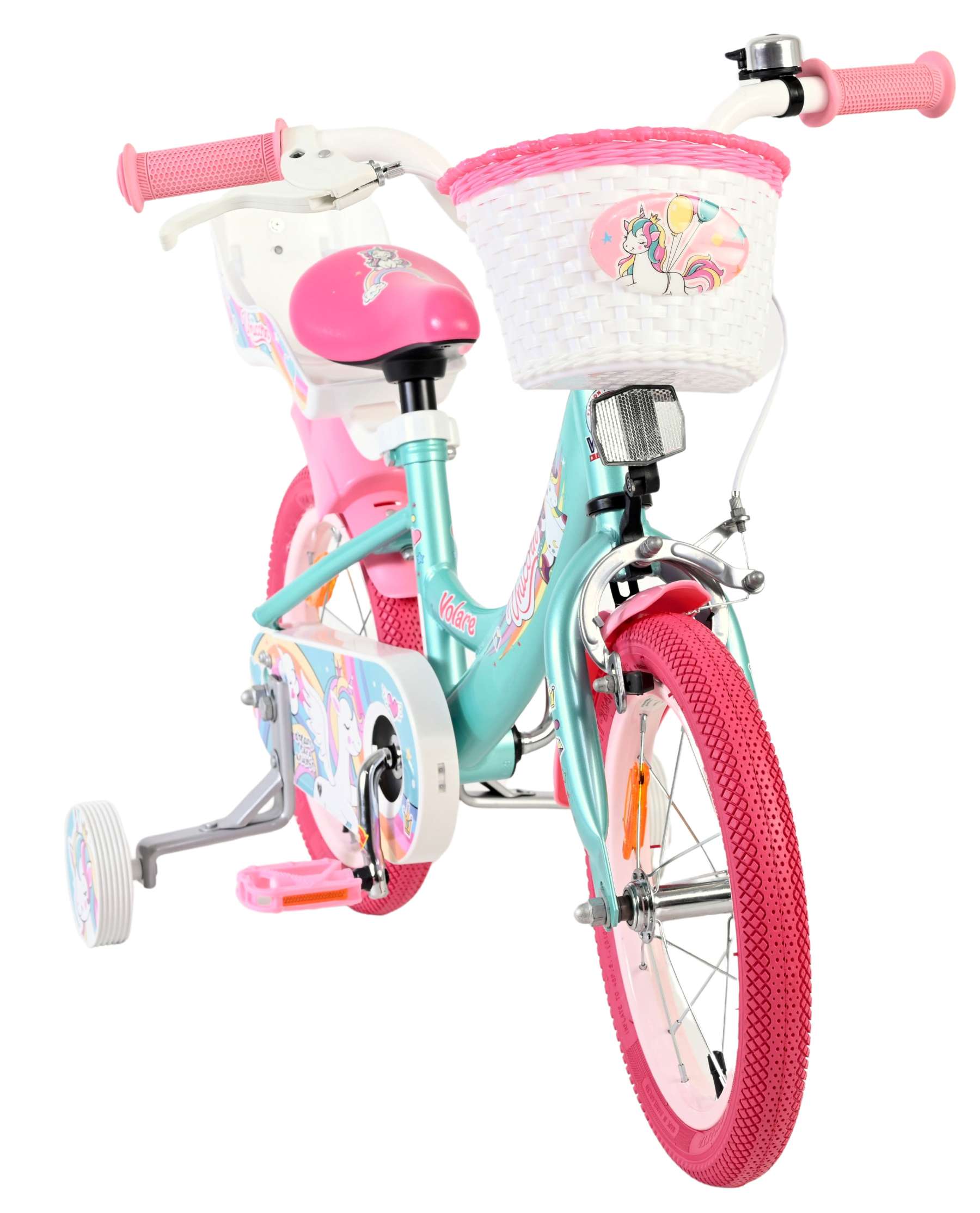 Volare Unicorn Kinderfiets – Meisjes – 14 inch – Groen