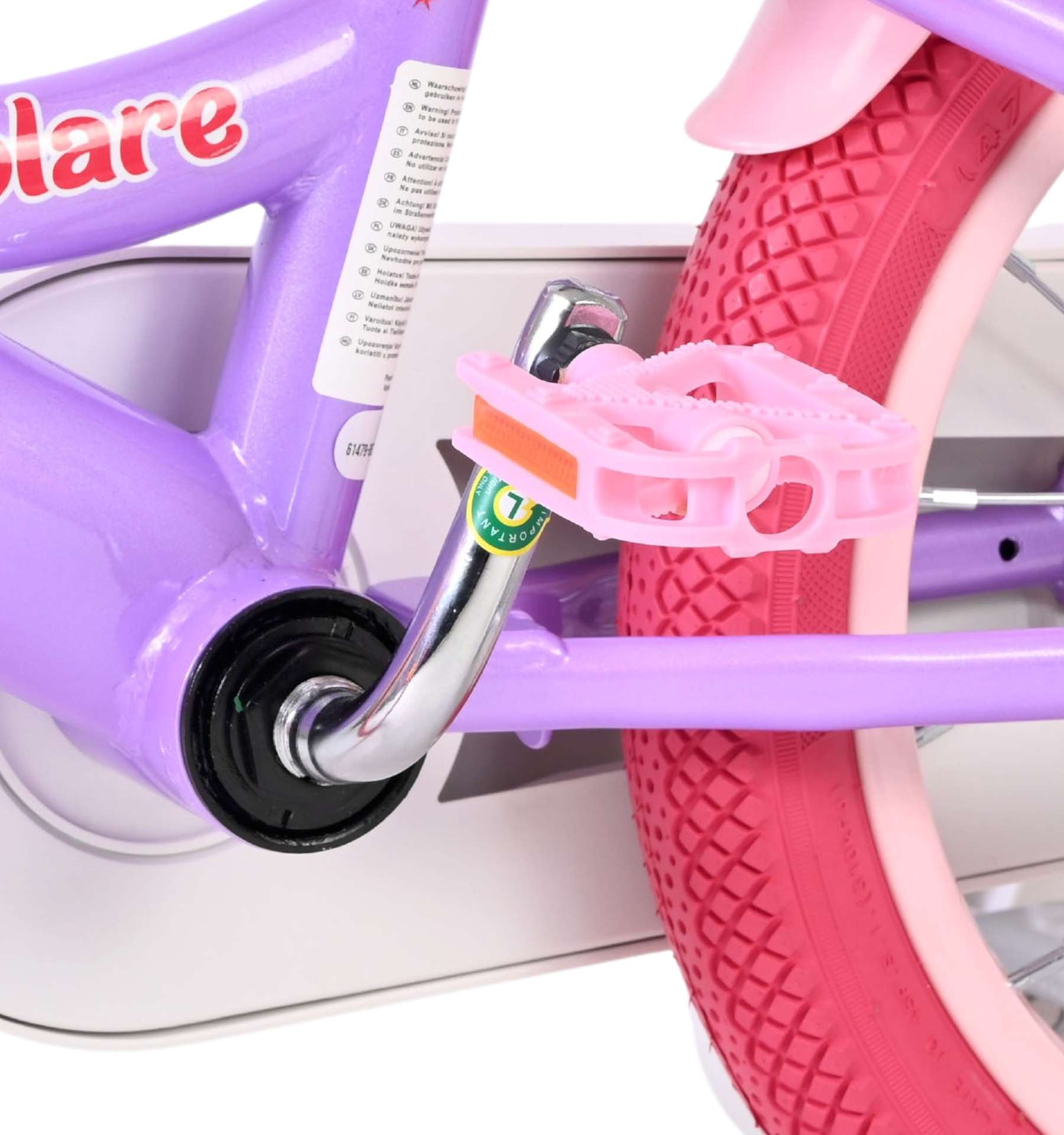 Volare Unicorn Kinderfiets – Meisjes – 14 inch – Paars Volare Unicorn Kinderfiets – Meisjes – 14 inch – Paars