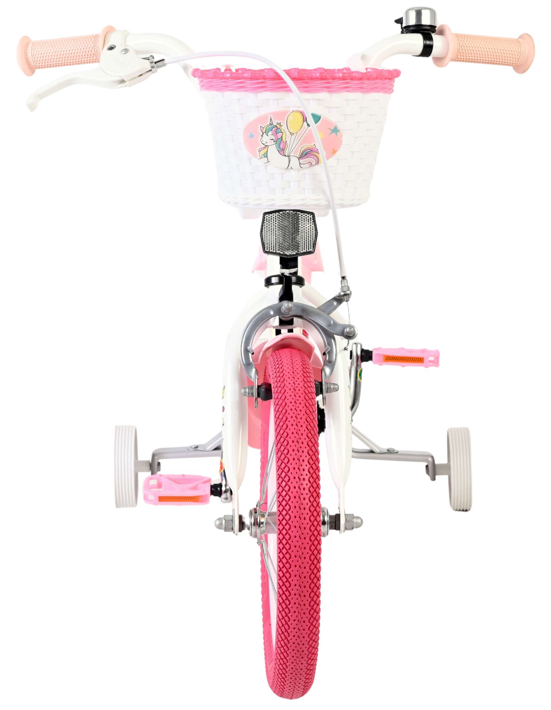 Volare Unicorn Kinderfiets – Meisjes – 14 inch – Wit
