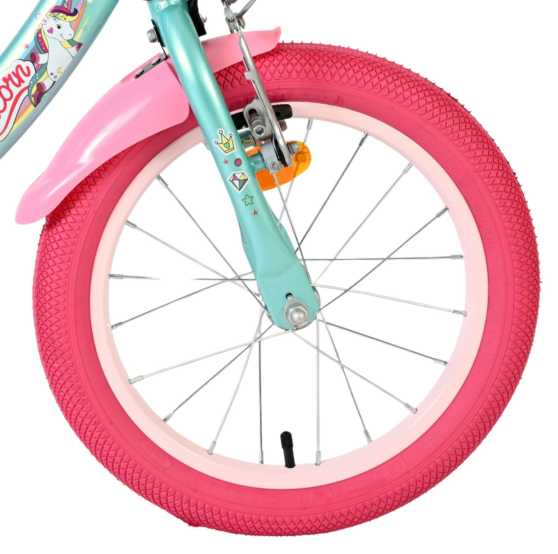 Volare Unicorn Kinderfiets – Meisjes – 16 inch – Groen
