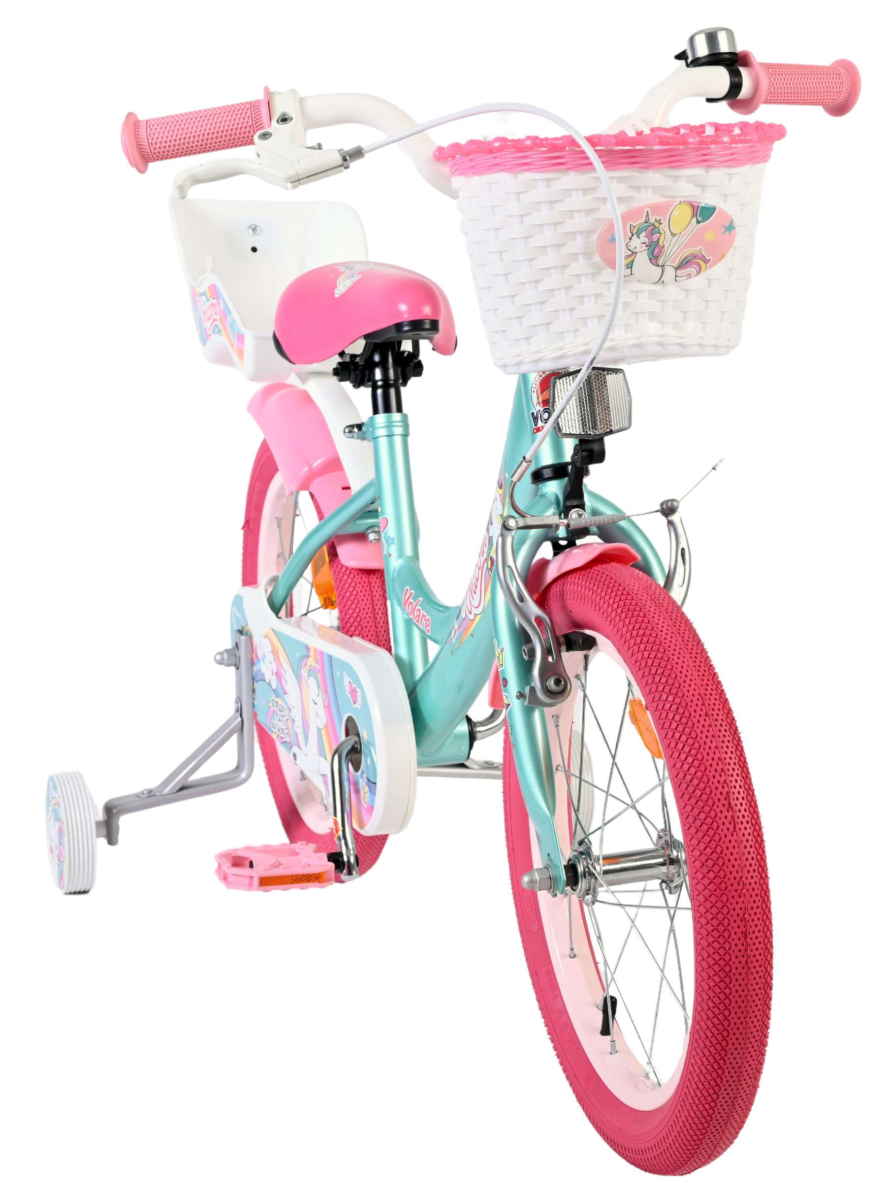 Volare Unicorn Kinderfiets – Meisjes – 16 inch – Groen