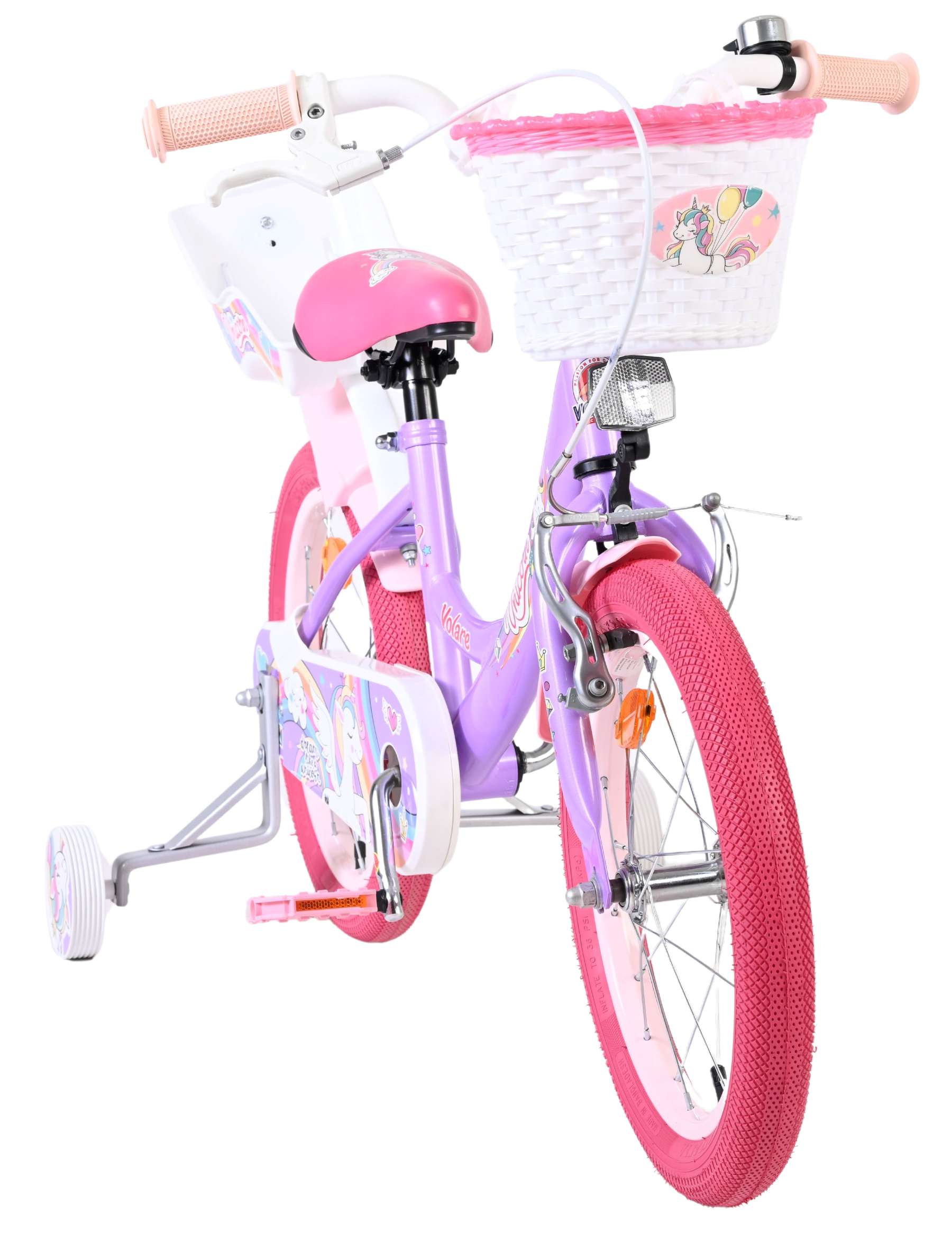 Volare Unicorn Kinderfiets – Meisjes – 16 inch – Paars Volare Unicorn Kinderfiets – Meisjes – 16 inch – Paars