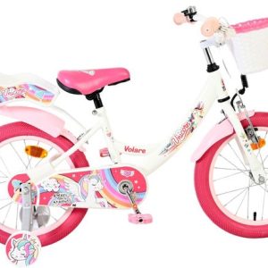 Volare Unicorn Kinderfiets – Meisjes – 16 inch – Wit Volare Unicorn Kinderfiets – Meisjes – 16 inch – Wit