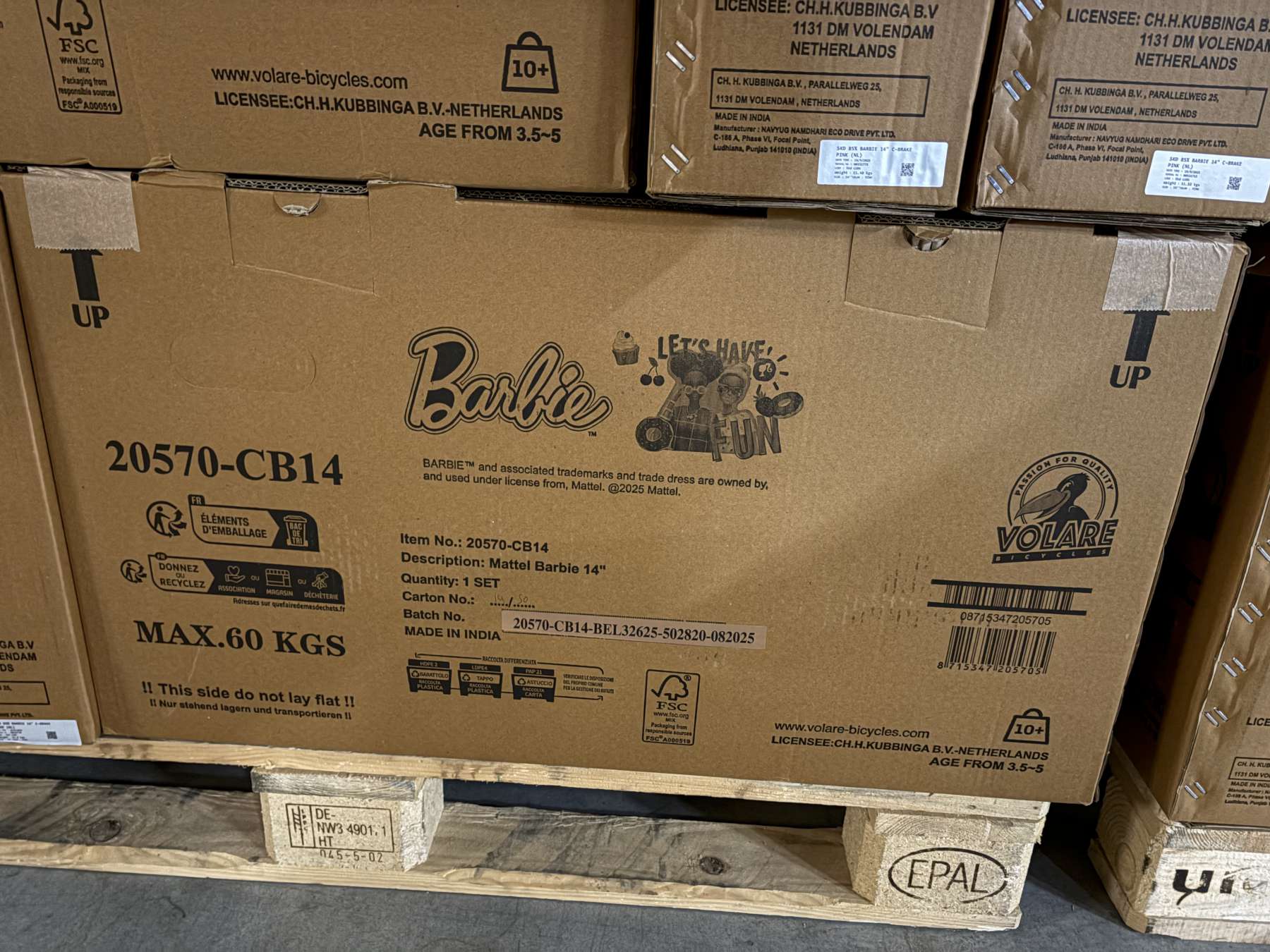 Barbie Kinderfiets – Meisjes – 14 inch – Roze Barbie Kinderfiets – Meisjes – 14 inch – Roze