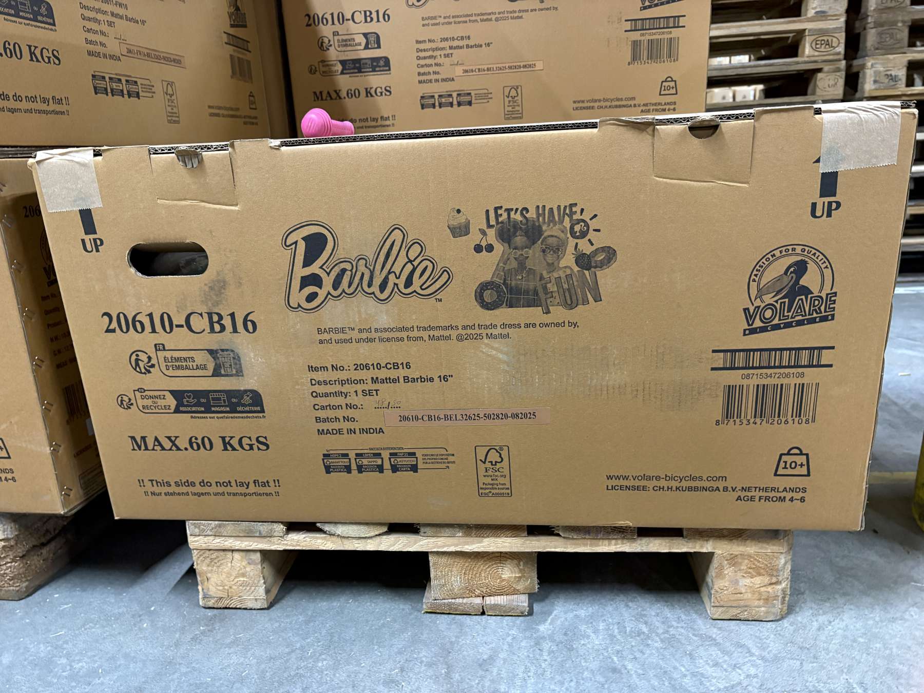 Barbie Kinderfiets – Meisjes – 16 inch – Roze Barbie Kinderfiets – Meisjes – 16 inch – Roze