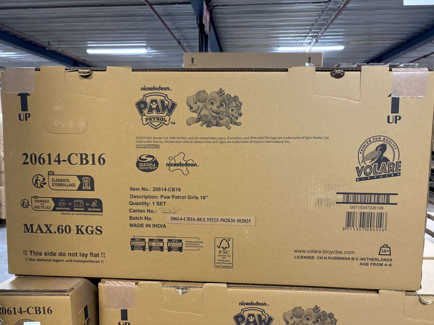 Paw Patrol Kinderfiets – Meisjes – 16 inch – Roze Paw Patrol Kinderfiets – Meisjes – 16 inch – Roze