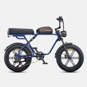 ENGWE M1 E-Fatbike – 65Nm Torque tweezits – Marineblauw