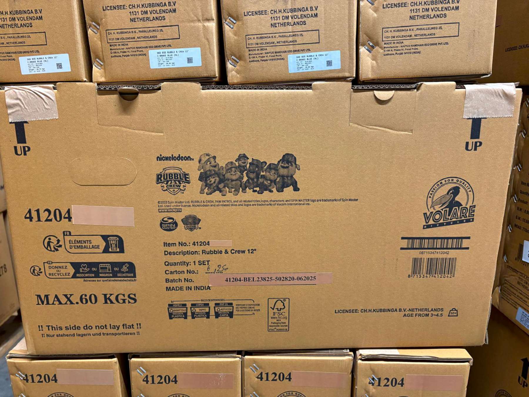 Rubble & Crew – Kinderfiets – Jongens – 12 inch – Blauw Rubble & Crew – Kinderfiets – Jongens – 12 inch – Blauw