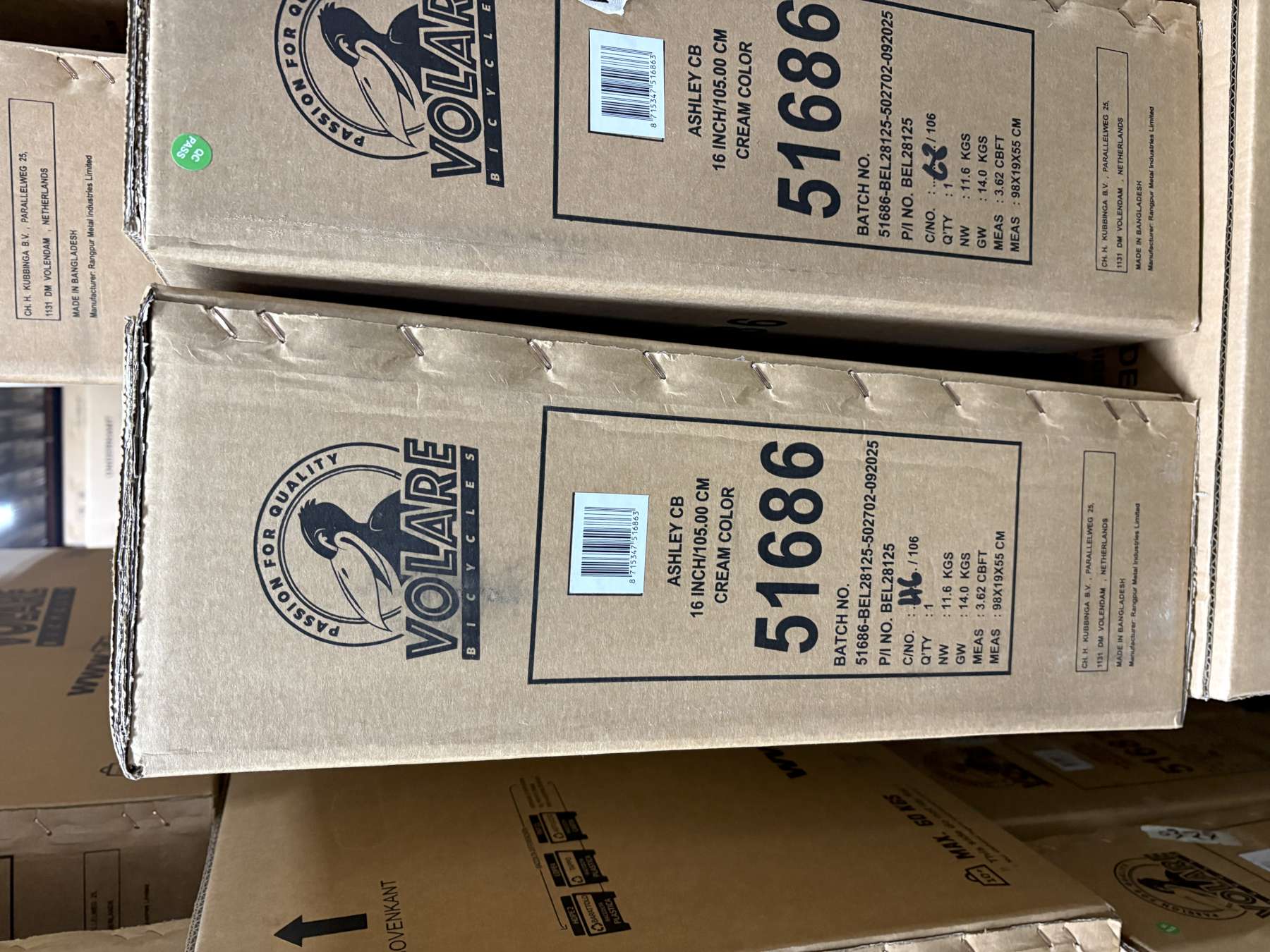 Volare Ashley Kinderfiets – Meisjes – 16 inch – Creme Volare Ashley Kinderfiets – Meisjes – 16 inch – Creme