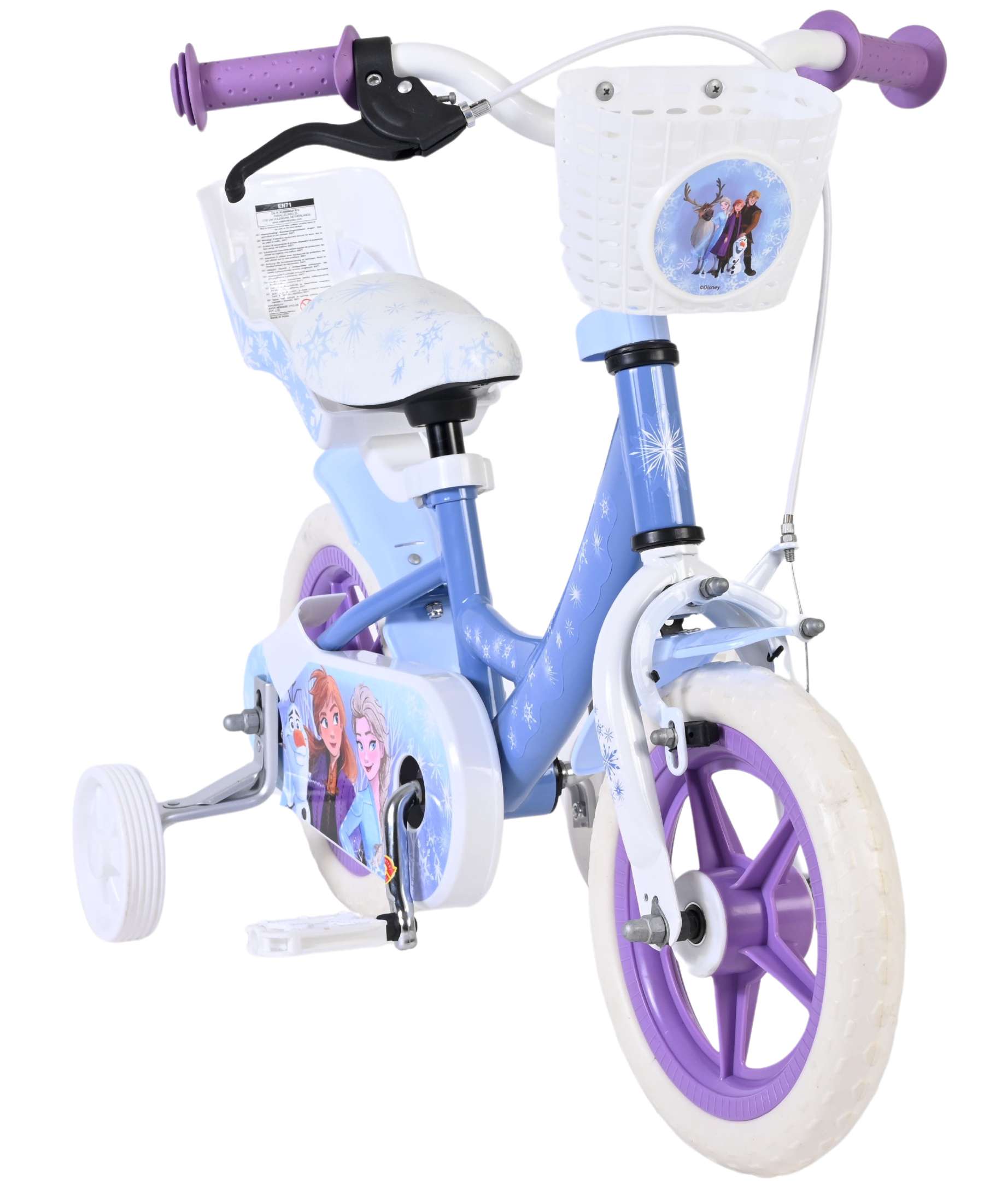 Disney Frozen Kinderfiets – Meisjes – Mag Wheels – 12 inch – Blauw Disney Frozen Kinderfiets – Meisjes – Mag Wheels – 12 inch – Blauw