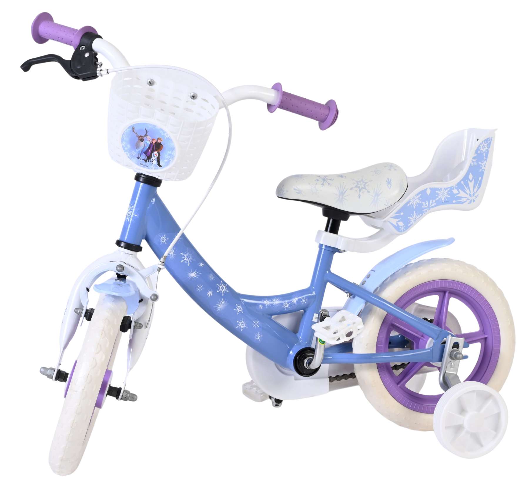Disney Frozen Kinderfiets – Meisjes – Mag Wheels – 12 inch – Blauw Disney Frozen Kinderfiets – Meisjes – Mag Wheels – 12 inch – Blauw