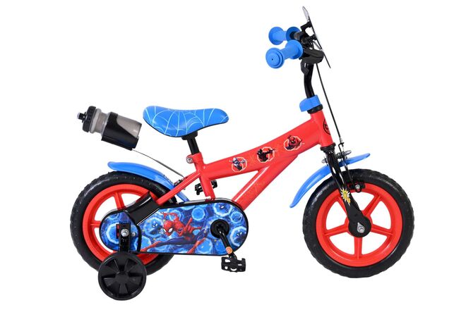Spider-Man Kinderfiets – Jongens – Mag Wheels – 12 inch – Rood Spider-Man Kinderfiets – Jongens – Mag Wheels – 12 inch – Rood