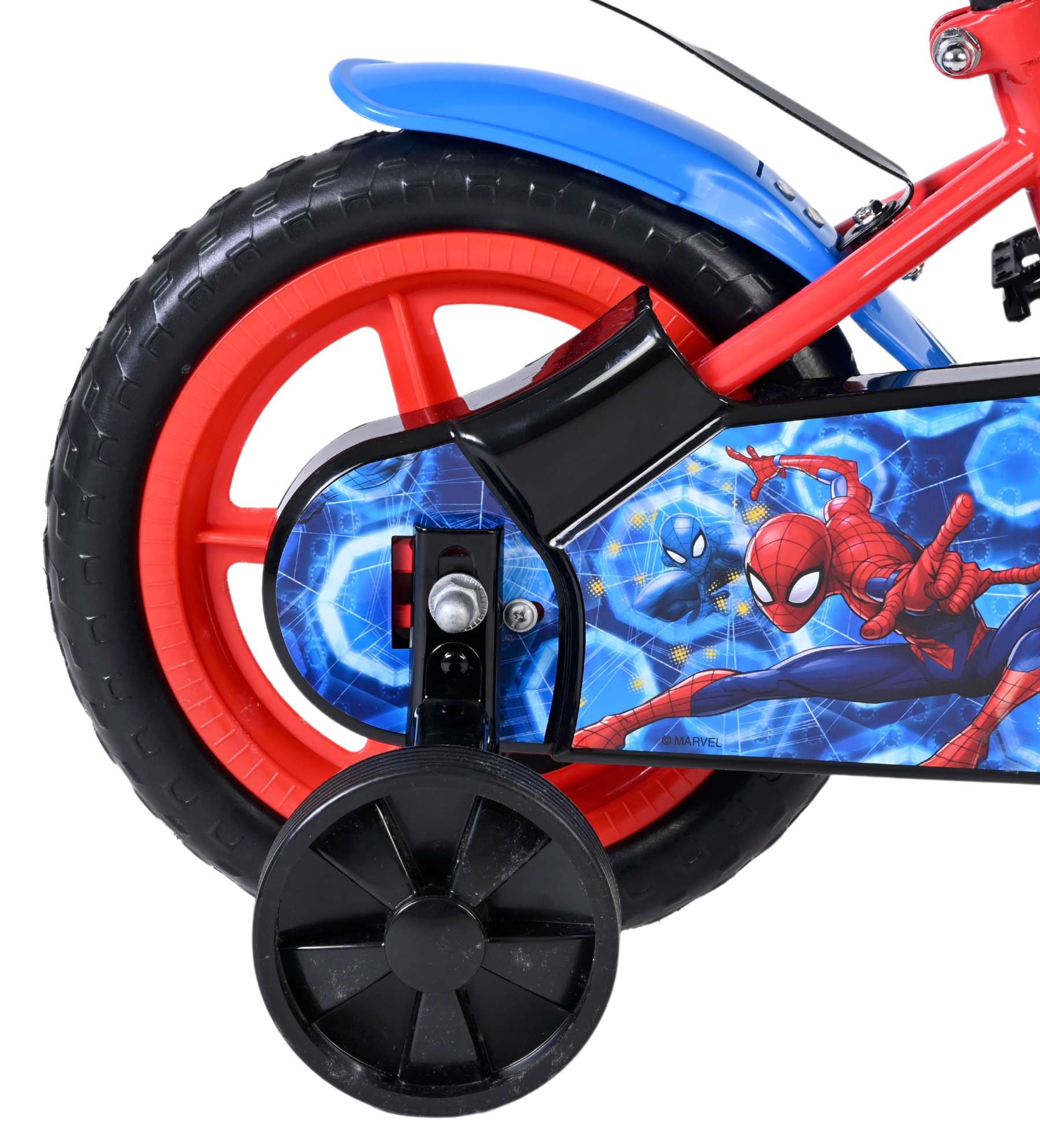 Spider-Man Kinderfiets – Jongens – Mag Wheels – 12 inch – Rood Spider-Man Kinderfiets – Jongens – Mag Wheels – 12 inch – Rood