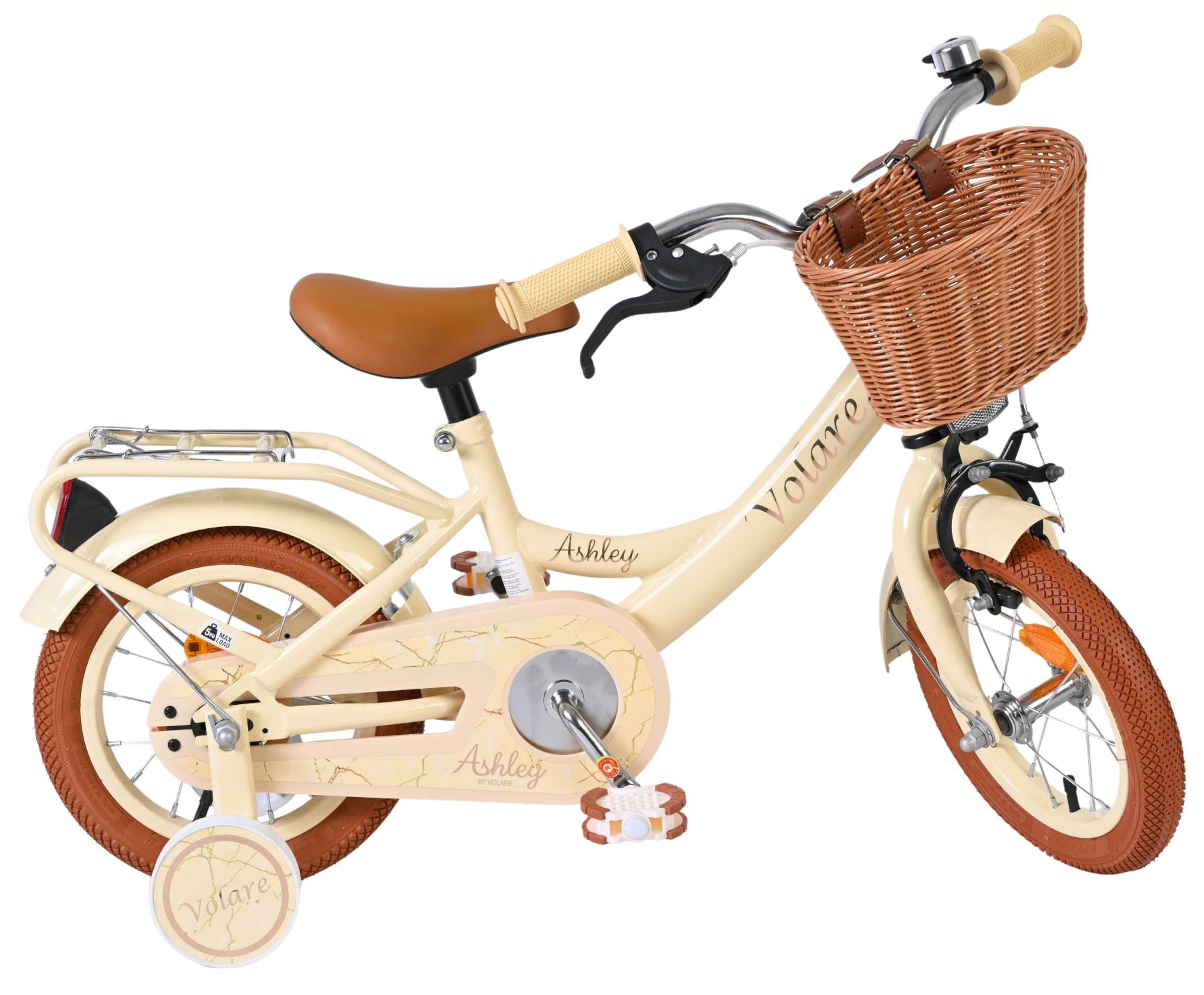 Volare Ashley Kinderfiets – Meisjes – 12 inch – Creme Volare Ashley Kinderfiets – Meisjes – 12 inch – Creme
