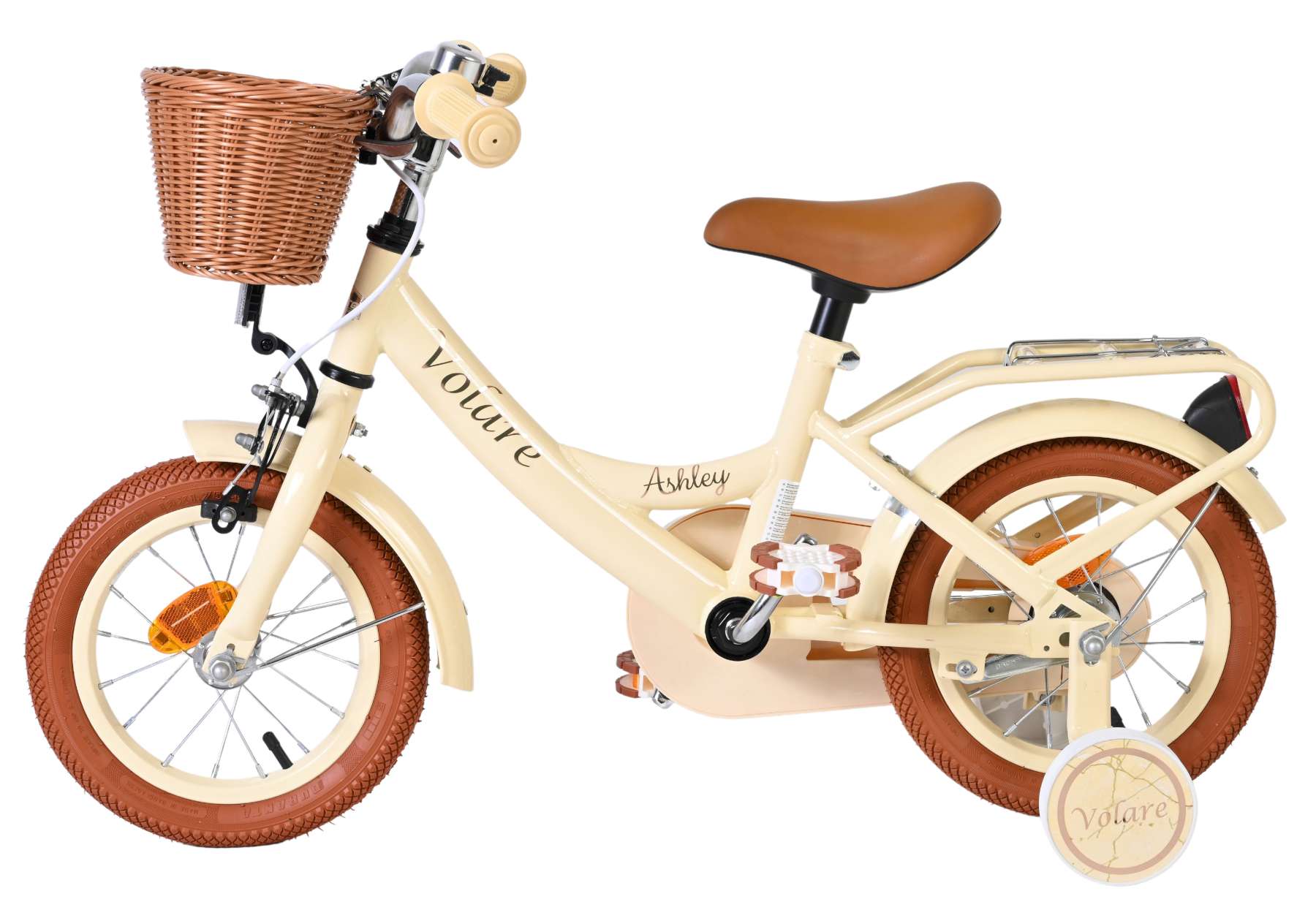 Volare Ashley Kinderfiets – Meisjes – 12 inch – Creme Volare Ashley Kinderfiets – Meisjes – 12 inch – Creme