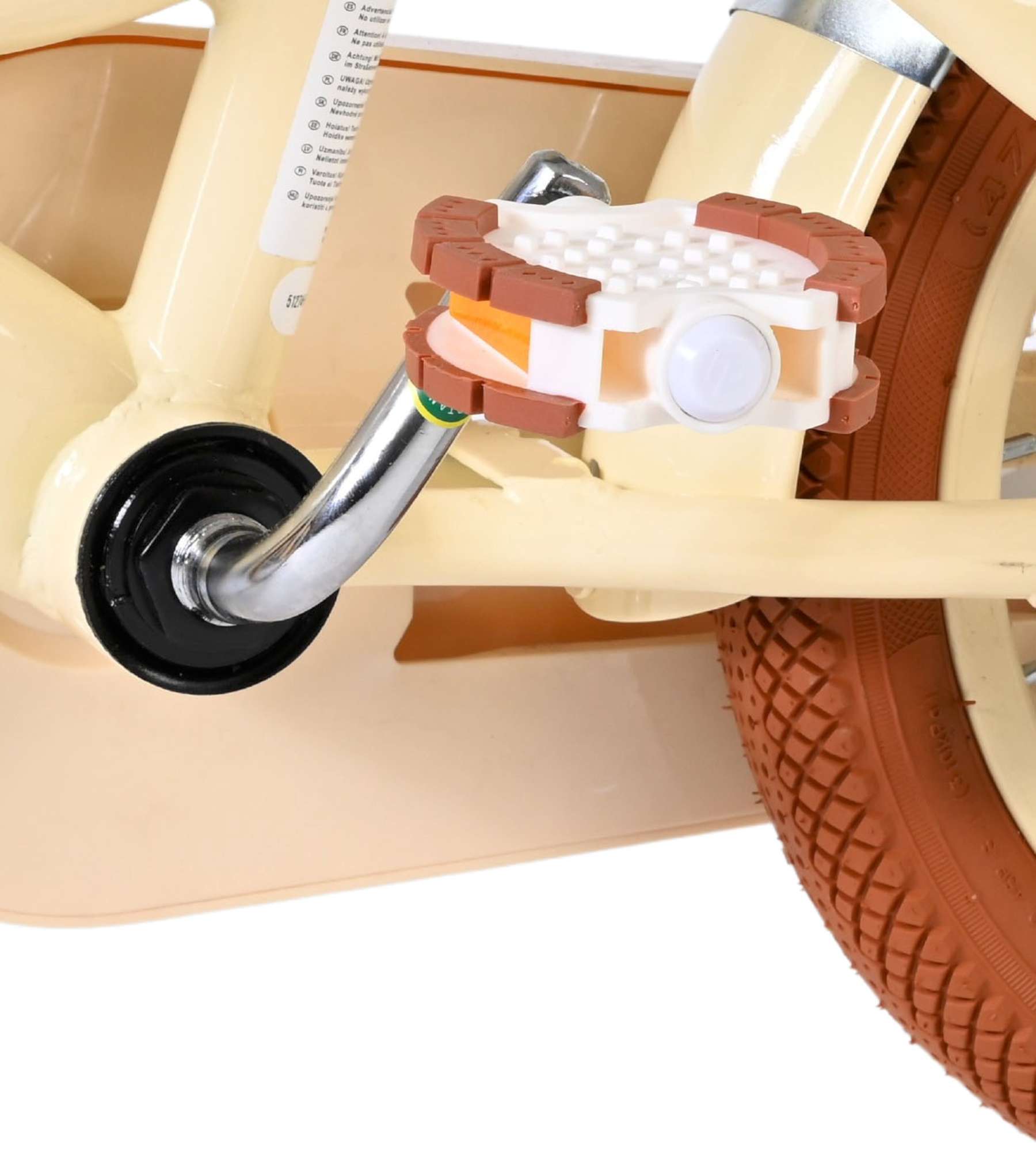 Volare Ashley Kinderfiets – Meisjes – 12 inch – Creme Volare Ashley Kinderfiets – Meisjes – 12 inch – Creme