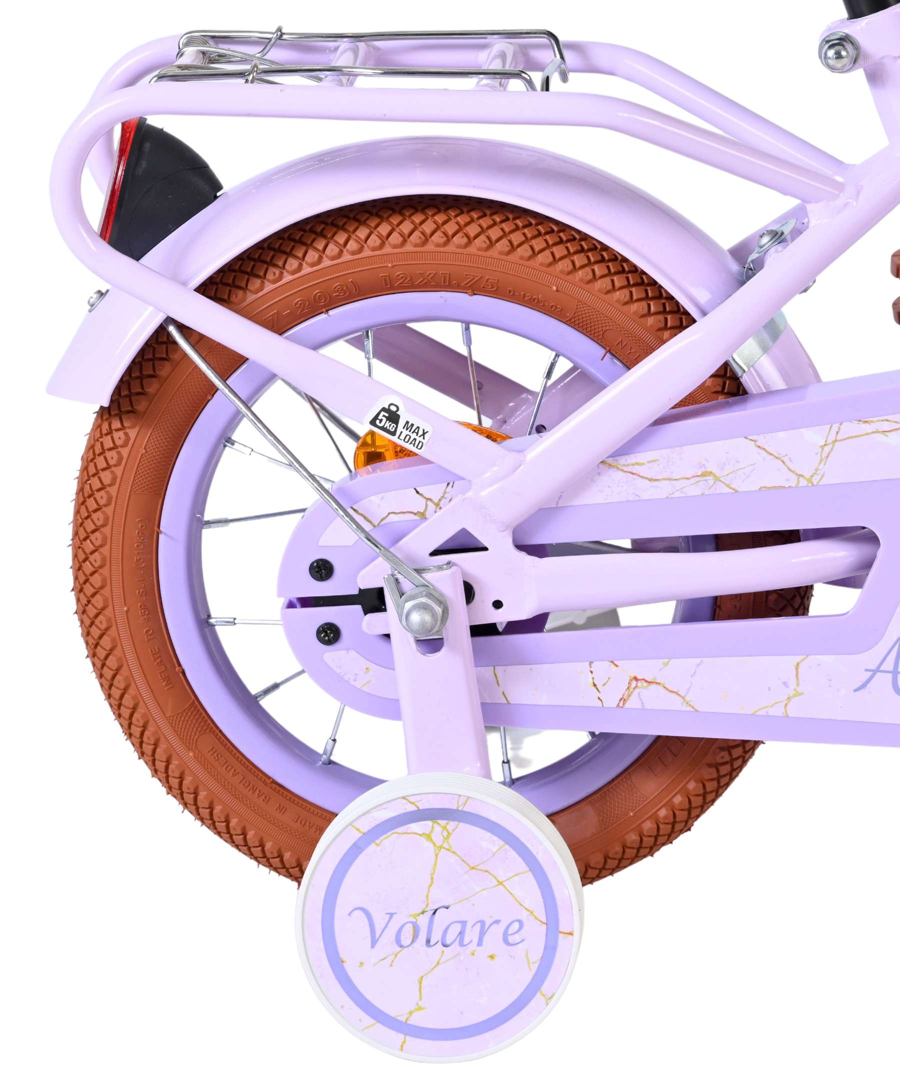 Volare Ashley Kinderfiets – Meisjes – 12 inch – Lila Volare Ashley Kinderfiets – Meisjes – 12 inch – Lila