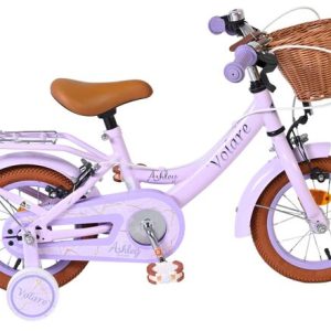Volare Ashley Kinderfiets – Meisjes – 12 inch – Lila – Twee handremmen