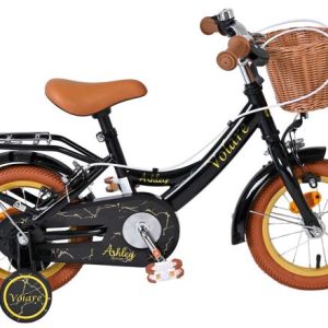 Volare Ashley Kinderfiets – Meisjes – 12 inch – Zwart – Twee handremmen Volare Ashley Kinderfiets – Meisjes – 12 inch – Zwart – Twee handremmen