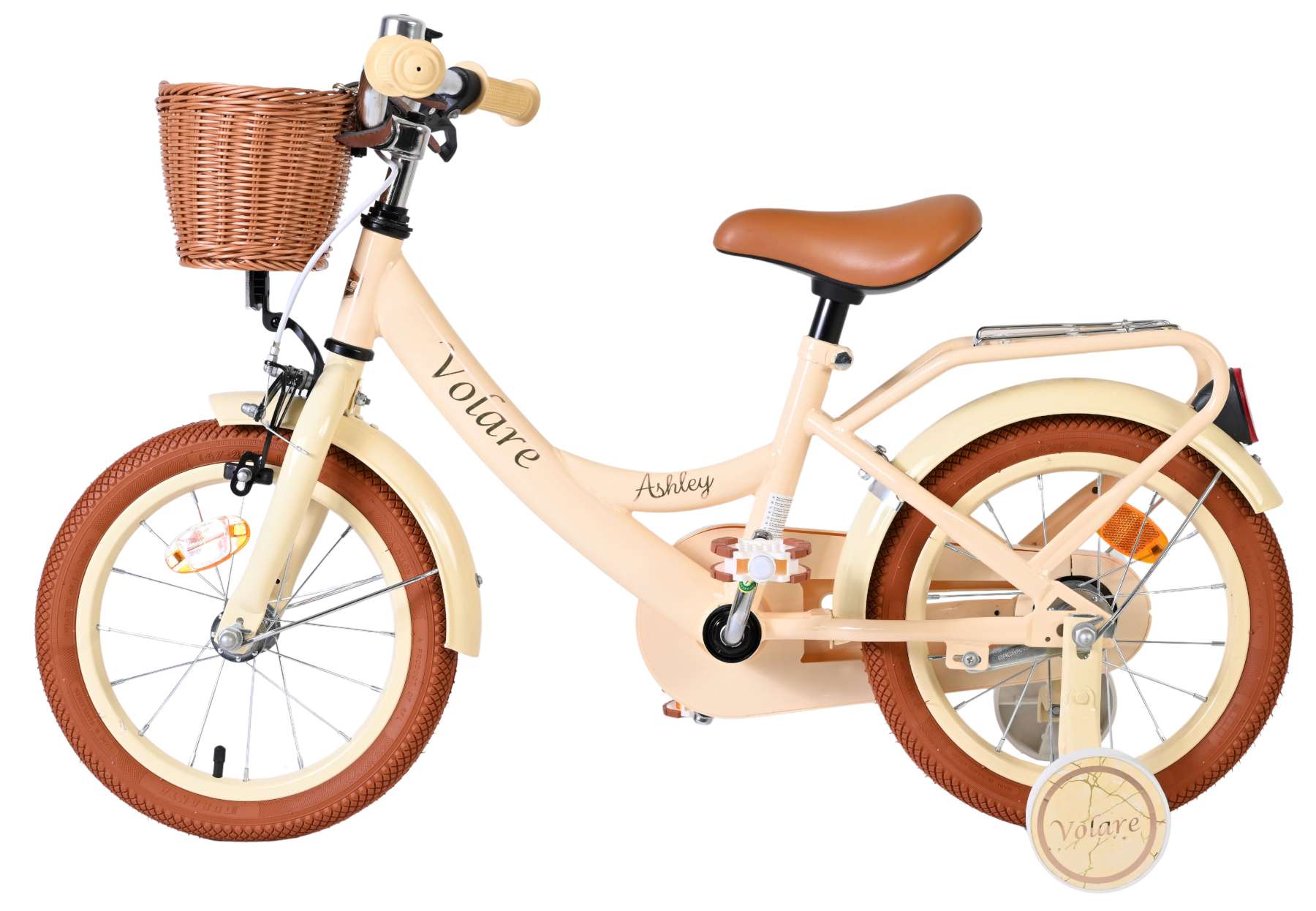 Volare Ashley Kinderfiets – Meisjes – 14 inch – Creme Volare Ashley Kinderfiets – Meisjes – 14 inch – Creme