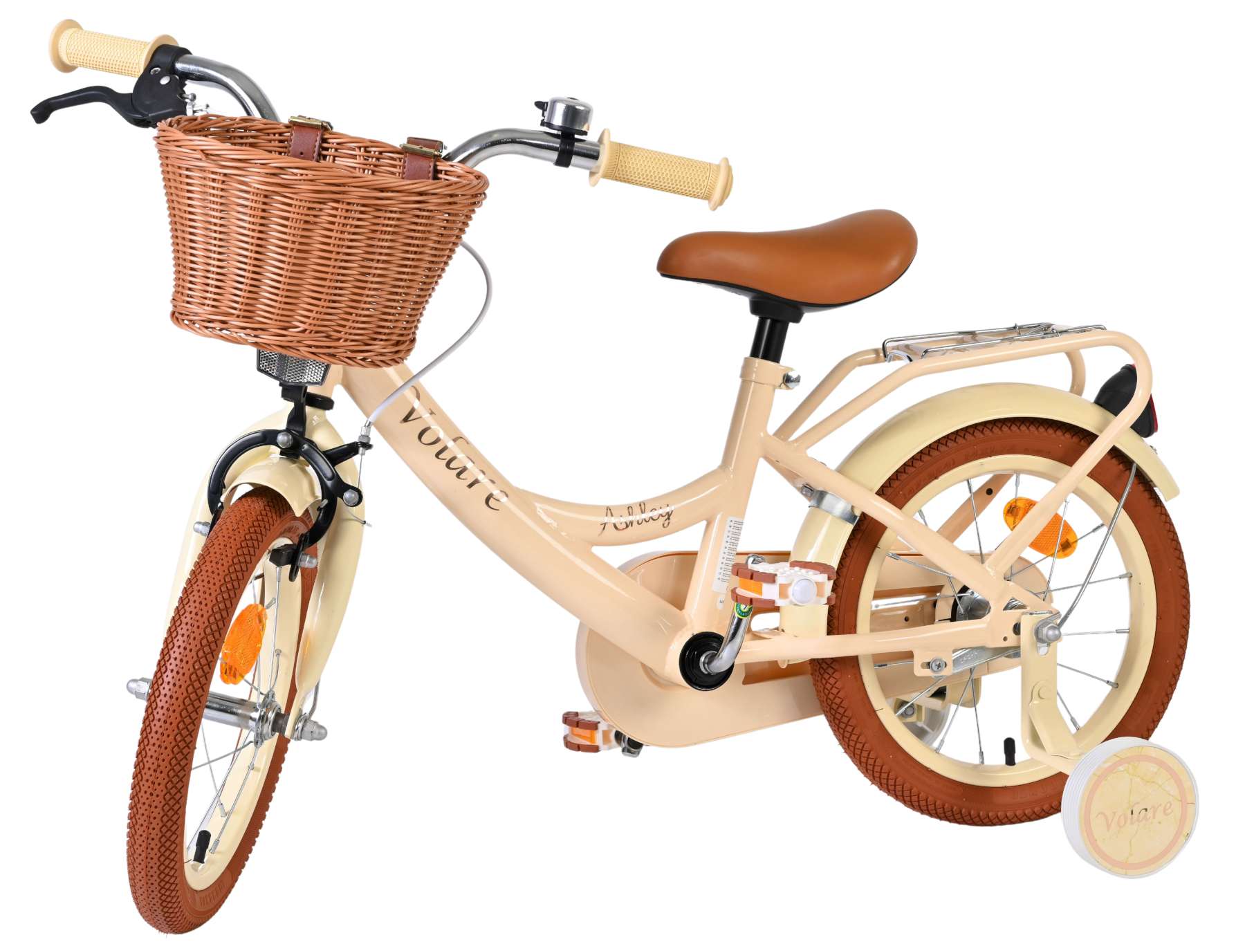 Volare Ashley Kinderfiets – Meisjes – 14 inch – Creme Volare Ashley Kinderfiets – Meisjes – 14 inch – Creme