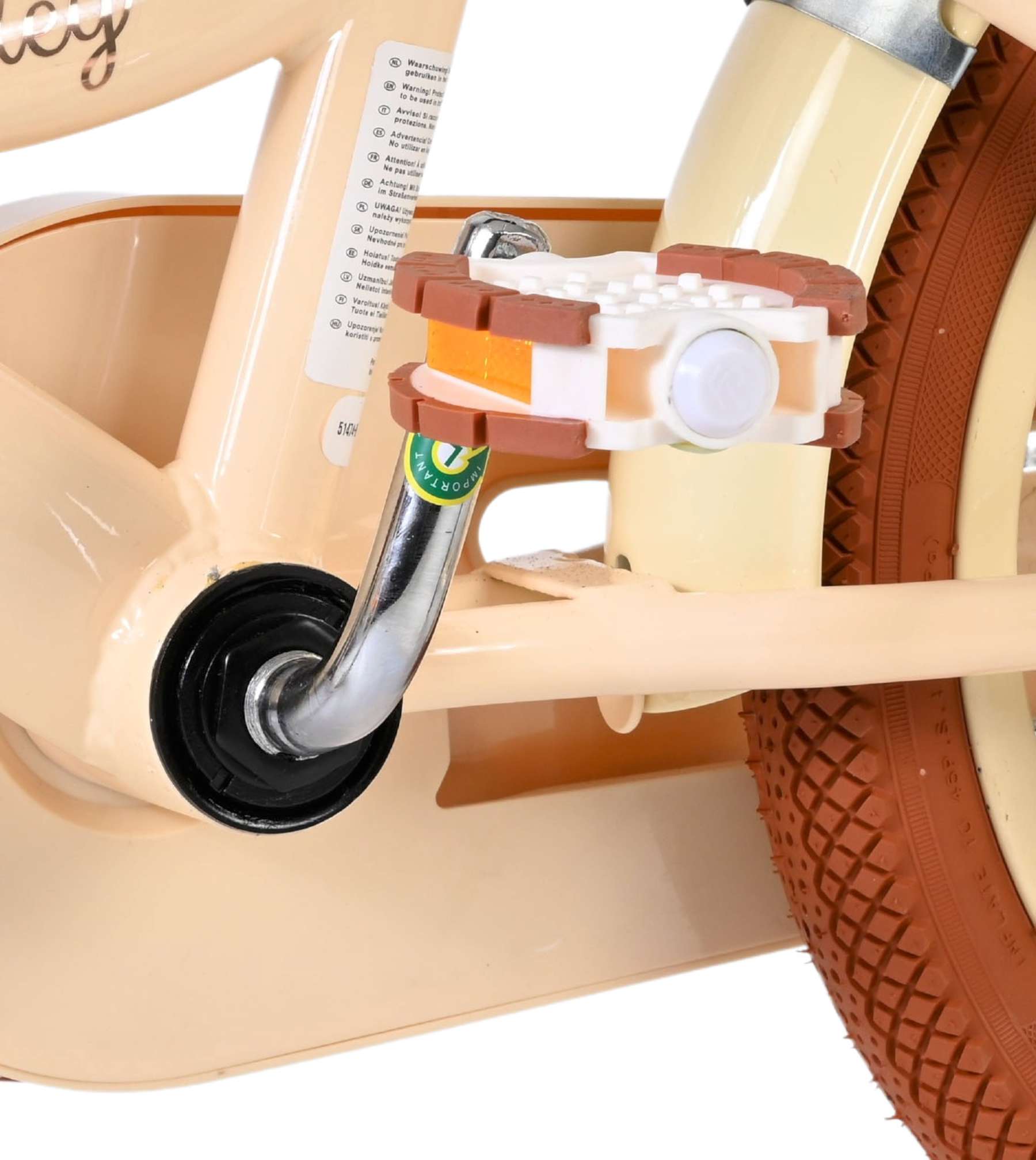 Volare Ashley Kinderfiets – Meisjes – 14 inch – Creme Volare Ashley Kinderfiets – Meisjes – 14 inch – Creme