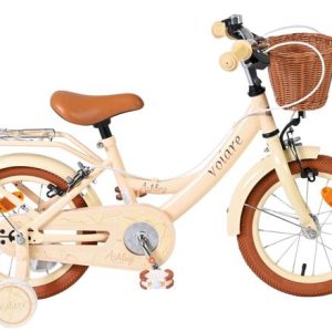 Volare Ashley Kinderfiets – Meisjes – 14 inch – Creme – Twee Handremmen Volare Ashley Kinderfiets – Meisjes – 14 inch – Creme – Twee Handremmen