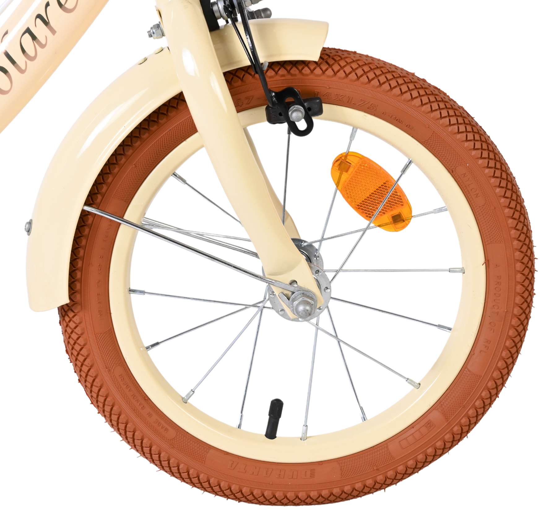 Volare Ashley Kinderfiets – Meisjes – 14 inch – Creme – Twee Handremmen Volare Ashley Kinderfiets – Meisjes – 14 inch – Creme – Twee Handremmen