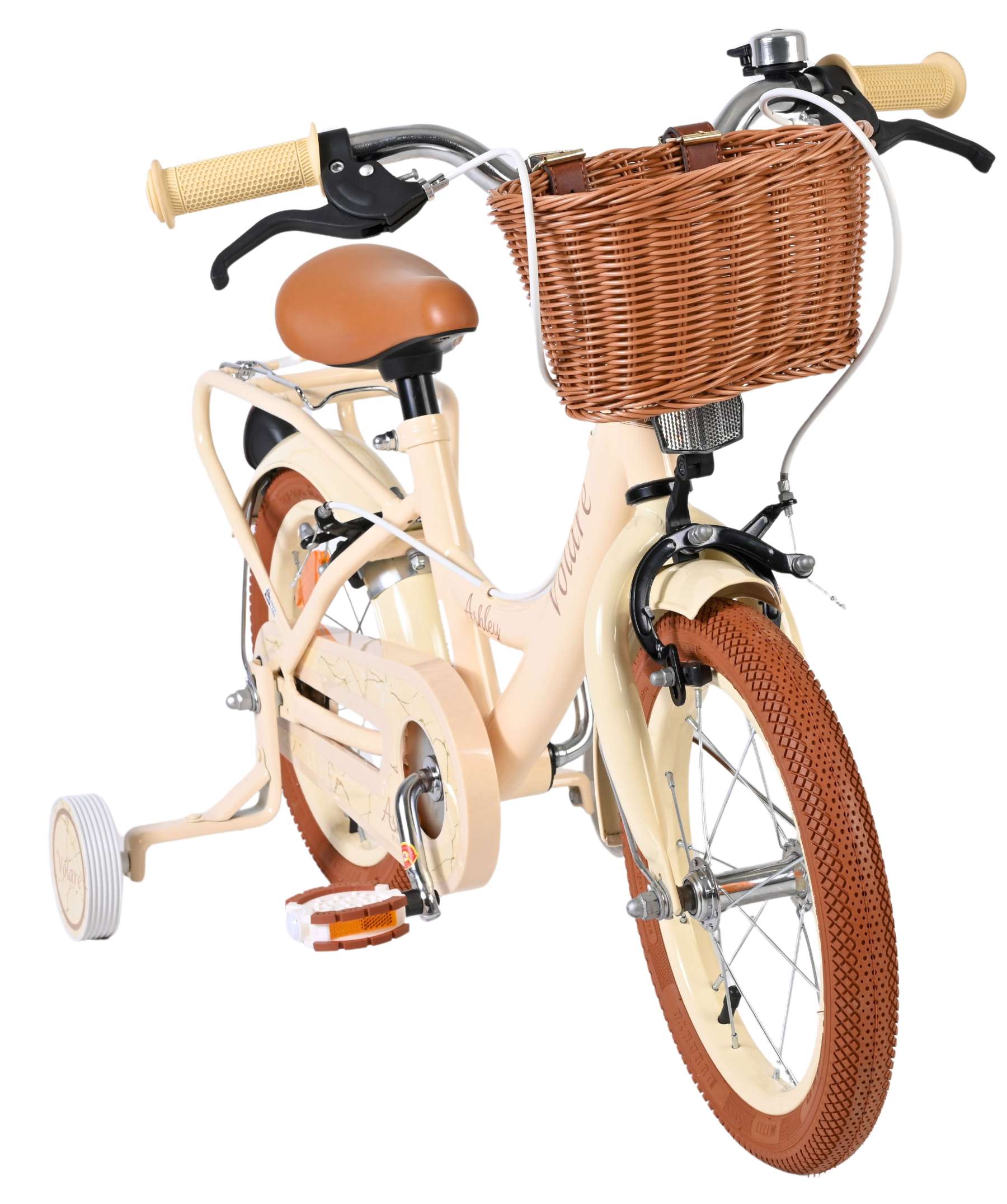 Volare Ashley Kinderfiets – Meisjes – 14 inch – Creme – Twee Handremmen Volare Ashley Kinderfiets – Meisjes – 14 inch – Creme – Twee Handremmen