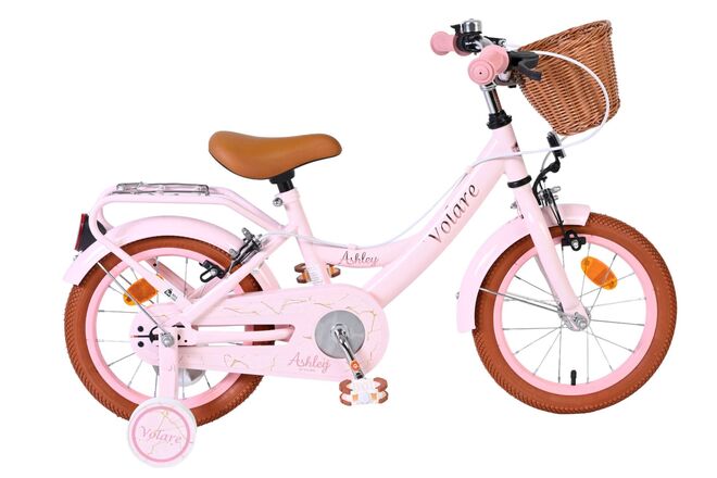 Volare Ashley Kinderfiets – Meisjes – 14 inch – Roze – Twee Handremmen Volare Ashley Kinderfiets – Meisjes – 14 inch – Roze – Twee Handremmen