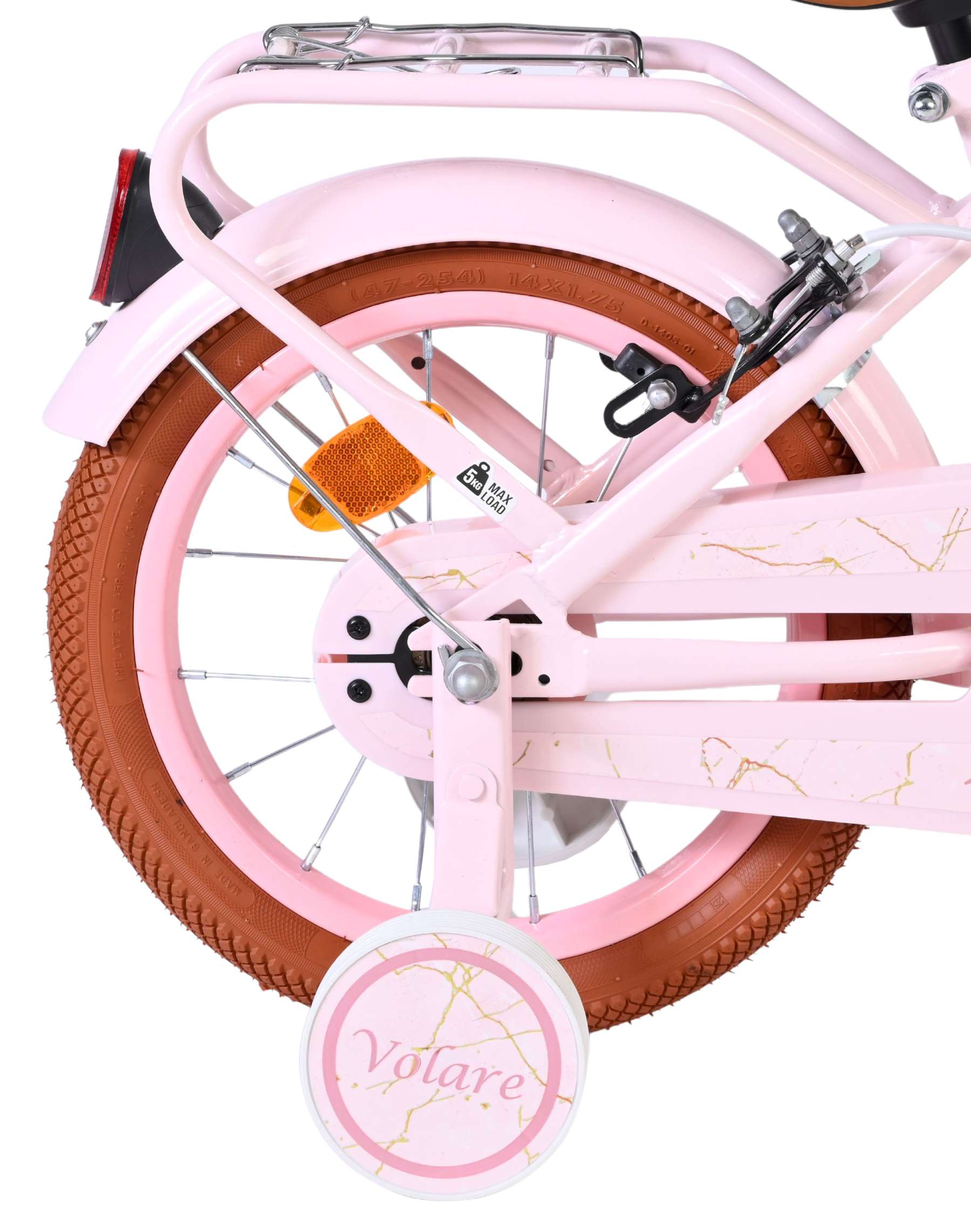 Volare Ashley Kinderfiets – Meisjes – 14 inch – Roze – Twee Handremmen Volare Ashley Kinderfiets – Meisjes – 14 inch – Roze – Twee Handremmen