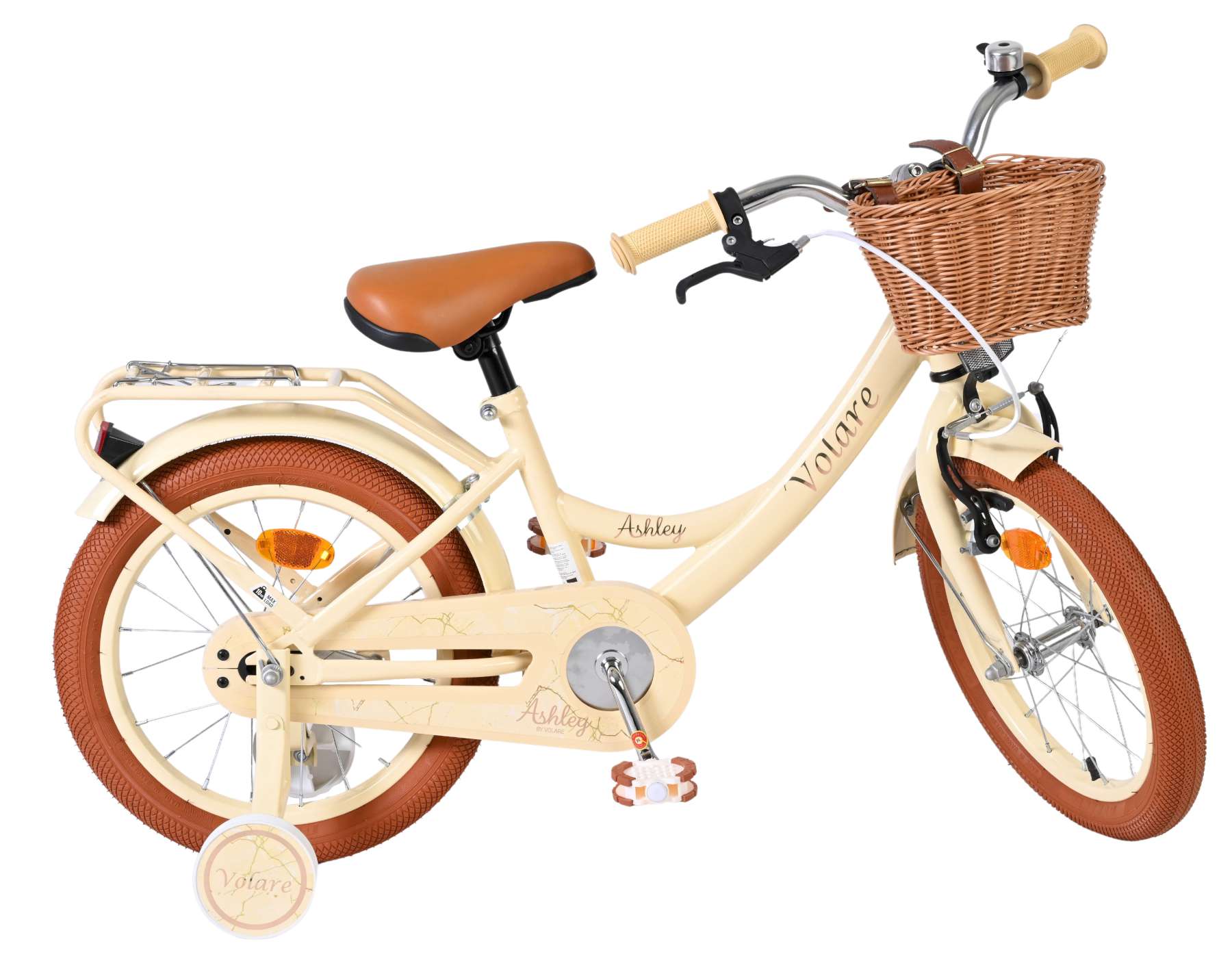 Volare Ashley Kinderfiets – Meisjes – 16 inch – Creme Volare Ashley Kinderfiets – Meisjes – 16 inch – Creme