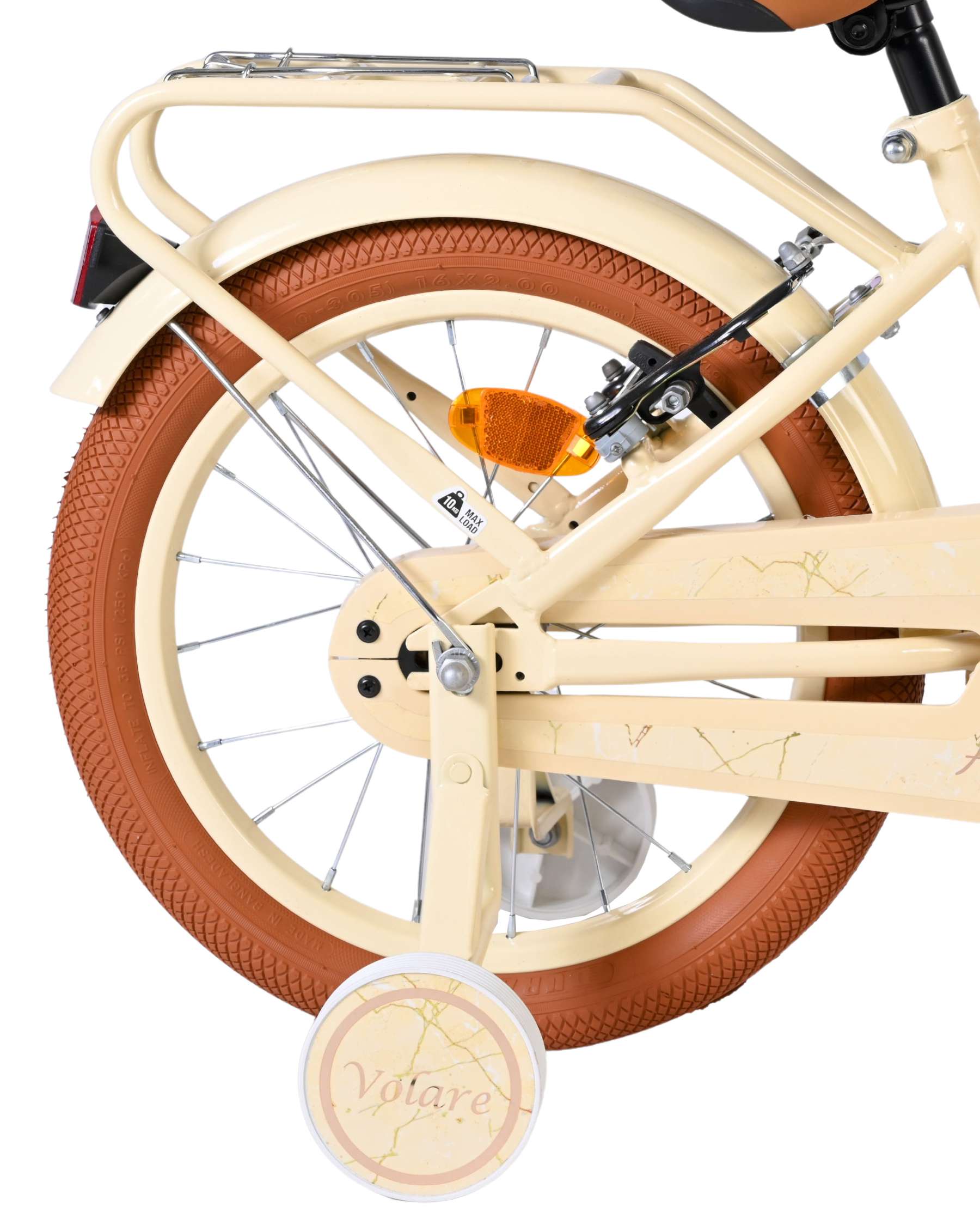 Volare Ashley Kinderfiets – Meisjes – 16 inch – Creme – Twee Handremmen Volare Ashley Kinderfiets – Meisjes – 16 inch – Creme – Twee Handremmen