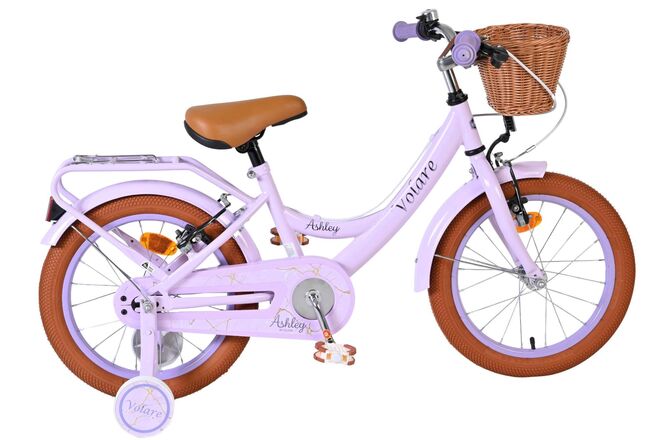 Volare Ashley Kinderfiets – Meisjes – 16 inch – Lila – Twee Handremmen Volare Ashley Kinderfiets – Meisjes – 16 inch – Lila – Twee Handremmen