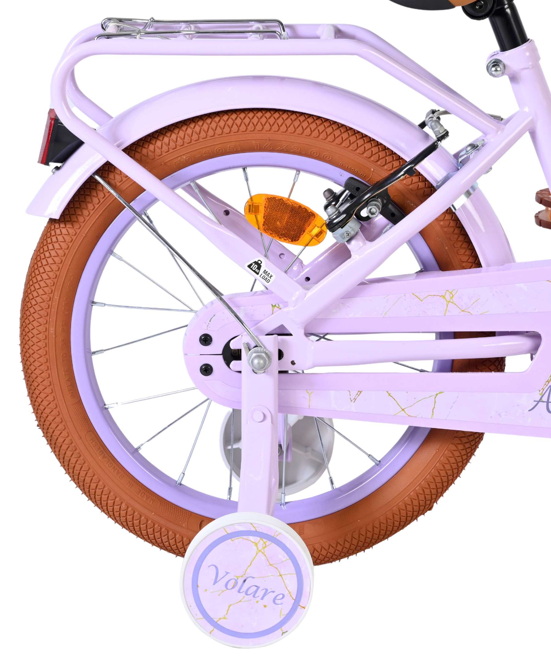Volare Ashley Kinderfiets – Meisjes – 16 inch – Lila – Twee Handremmen Volare Ashley Kinderfiets – Meisjes – 16 inch – Lila – Twee Handremmen