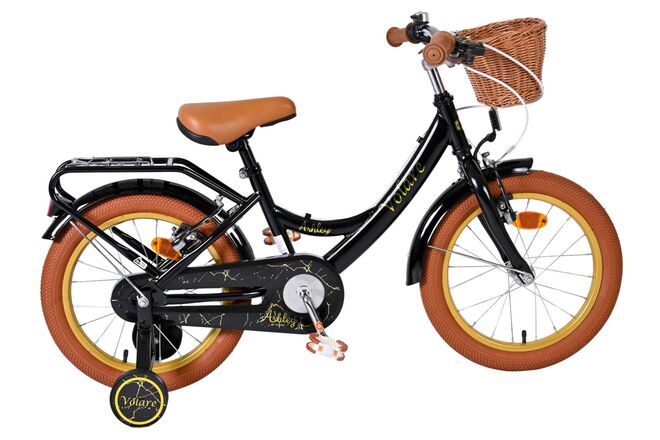 Volare Ashley Kinderfiets – Meisjes – 16 inch – Zwart – Twee Handremmen Volare Ashley Kinderfiets – Meisjes – 16 inch – Zwart – Twee Handremmen