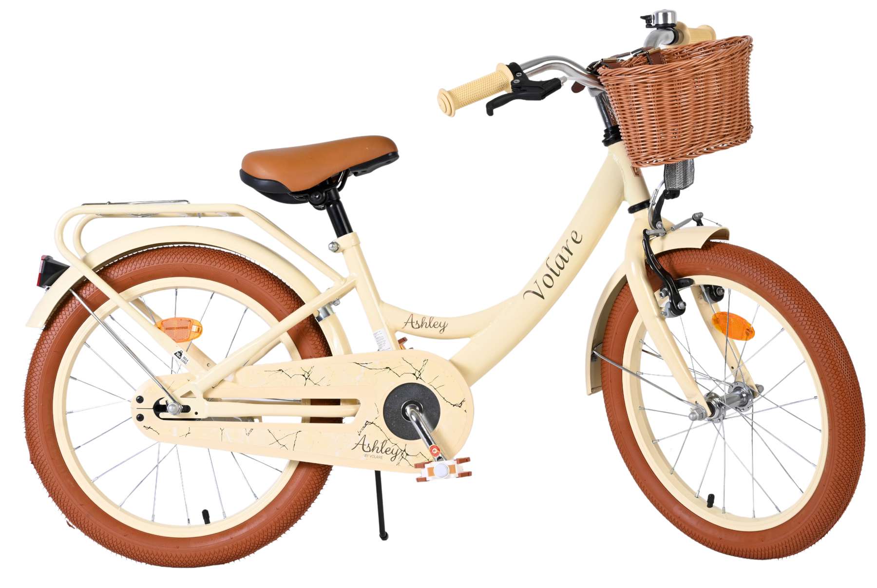 Volare Ashley Kinderfiets – Meisjes – 18 inch – Creme Volare Ashley Kinderfiets – Meisjes – 18 inch – Creme