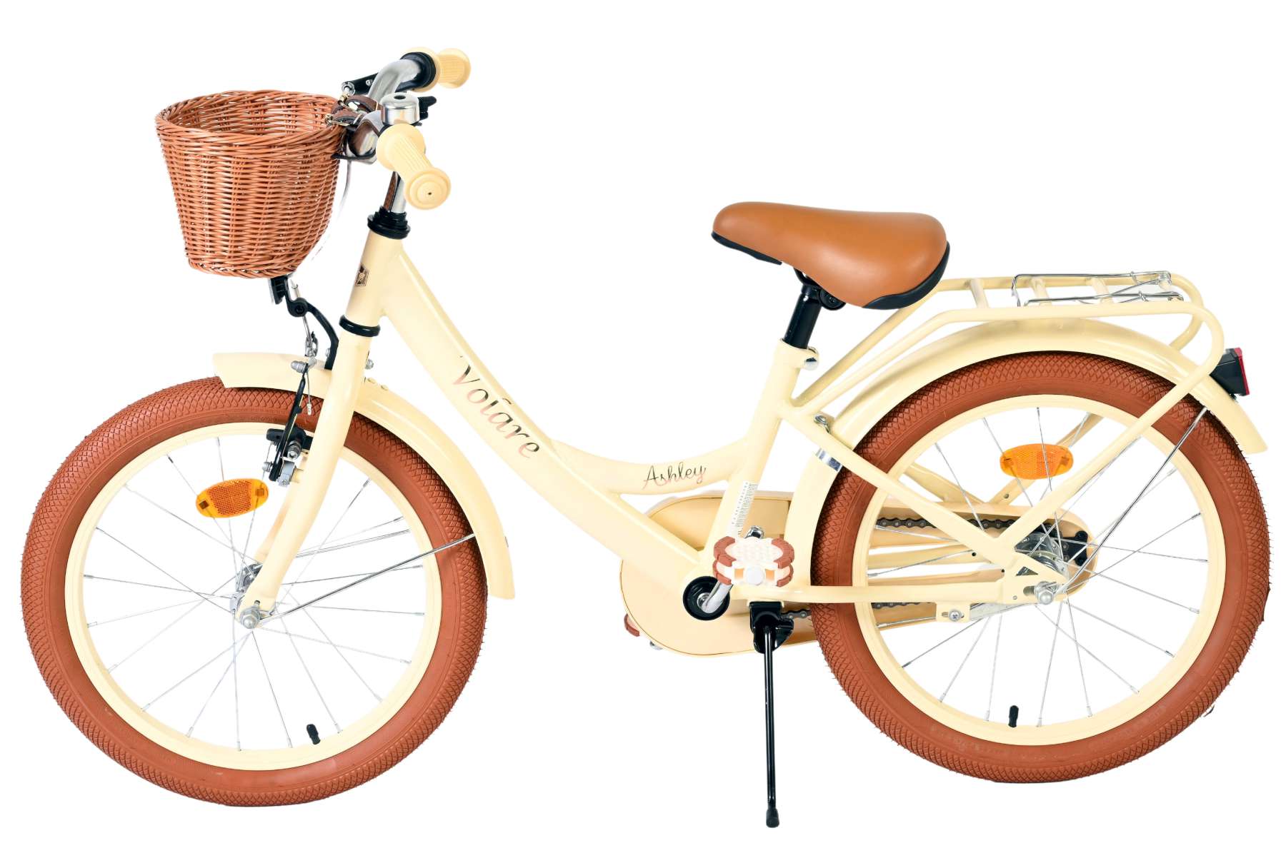 Volare Ashley Kinderfiets – Meisjes – 18 inch – Creme Volare Ashley Kinderfiets – Meisjes – 18 inch – Creme