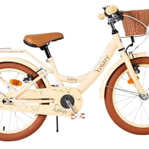 Volare Ashley Kinderfiets – Meisjes – 18 inch – Creme – Twee handremmen Volare Ashley Kinderfiets – Meisjes – 18 inch – Creme – Twee handremmen