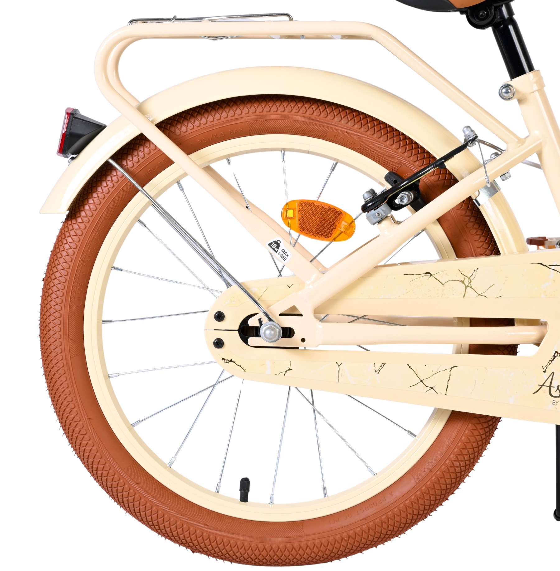 Volare Ashley Kinderfiets – Meisjes – 18 inch – Creme – Twee handremmen Volare Ashley Kinderfiets – Meisjes – 18 inch – Creme – Twee handremmen